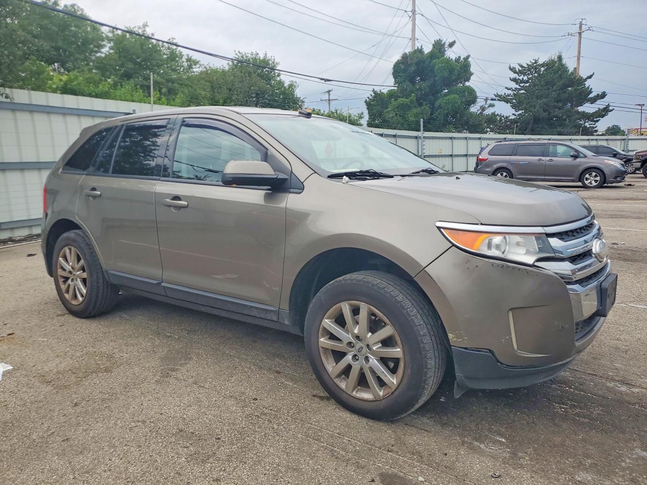 2014 Ford Edge Sel Brown vin: 2FMDK3JCXEBA09571