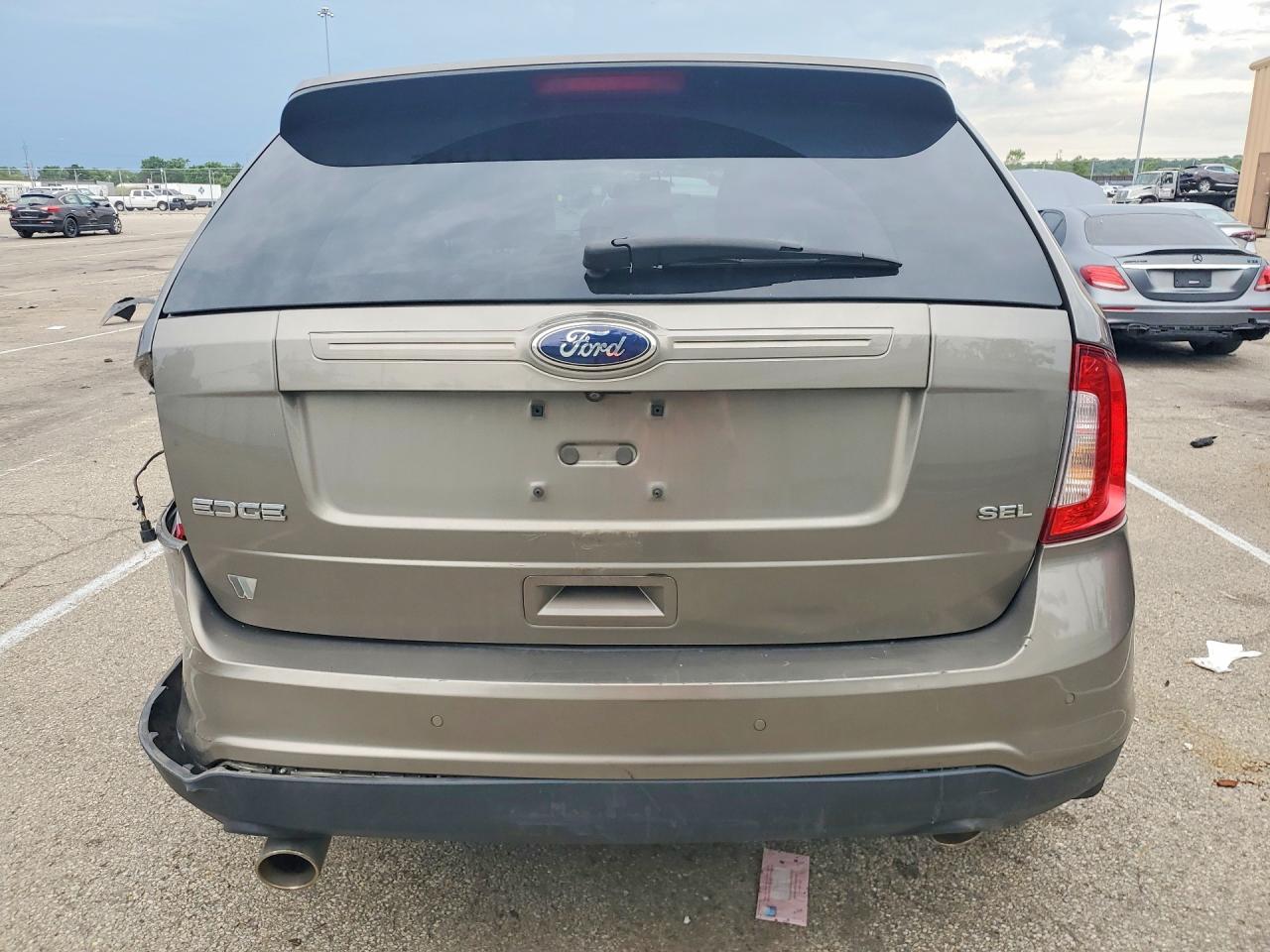 2014 Ford Edge Sel Brown vin: 2FMDK3JCXEBA09571