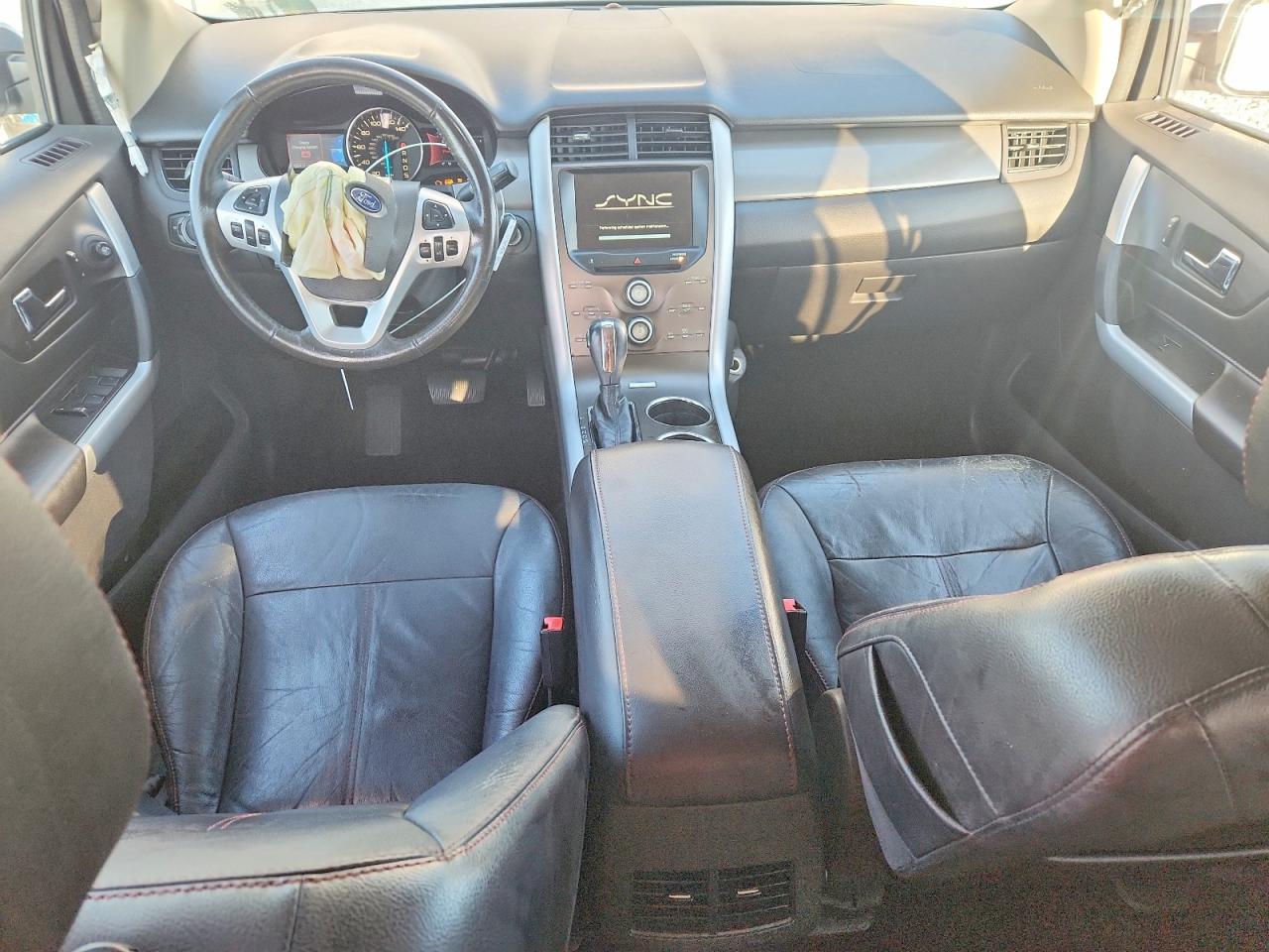 2014 Ford Edge Sel White vin: 2FMDK3JCXEBA81788