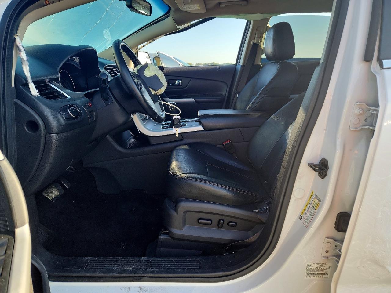 2014 Ford Edge Sel White vin: 2FMDK3JCXEBA81788