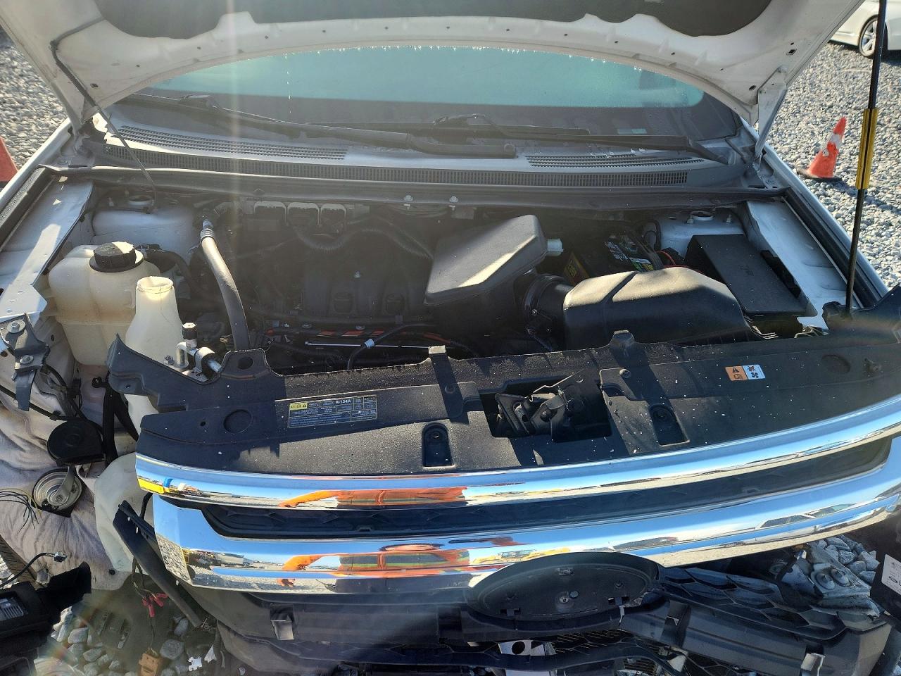 2014 Ford Edge Sel White vin: 2FMDK3JCXEBA81788