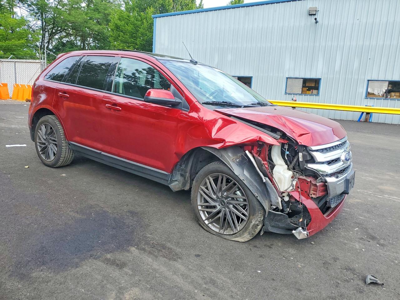 2014 Ford Edge Sel Maroon vin: 2FMDK3JCXEBA83606