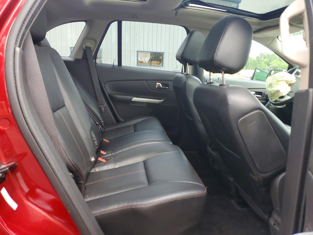2014 Ford Edge Sel Maroon vin: 2FMDK3JCXEBA83606
