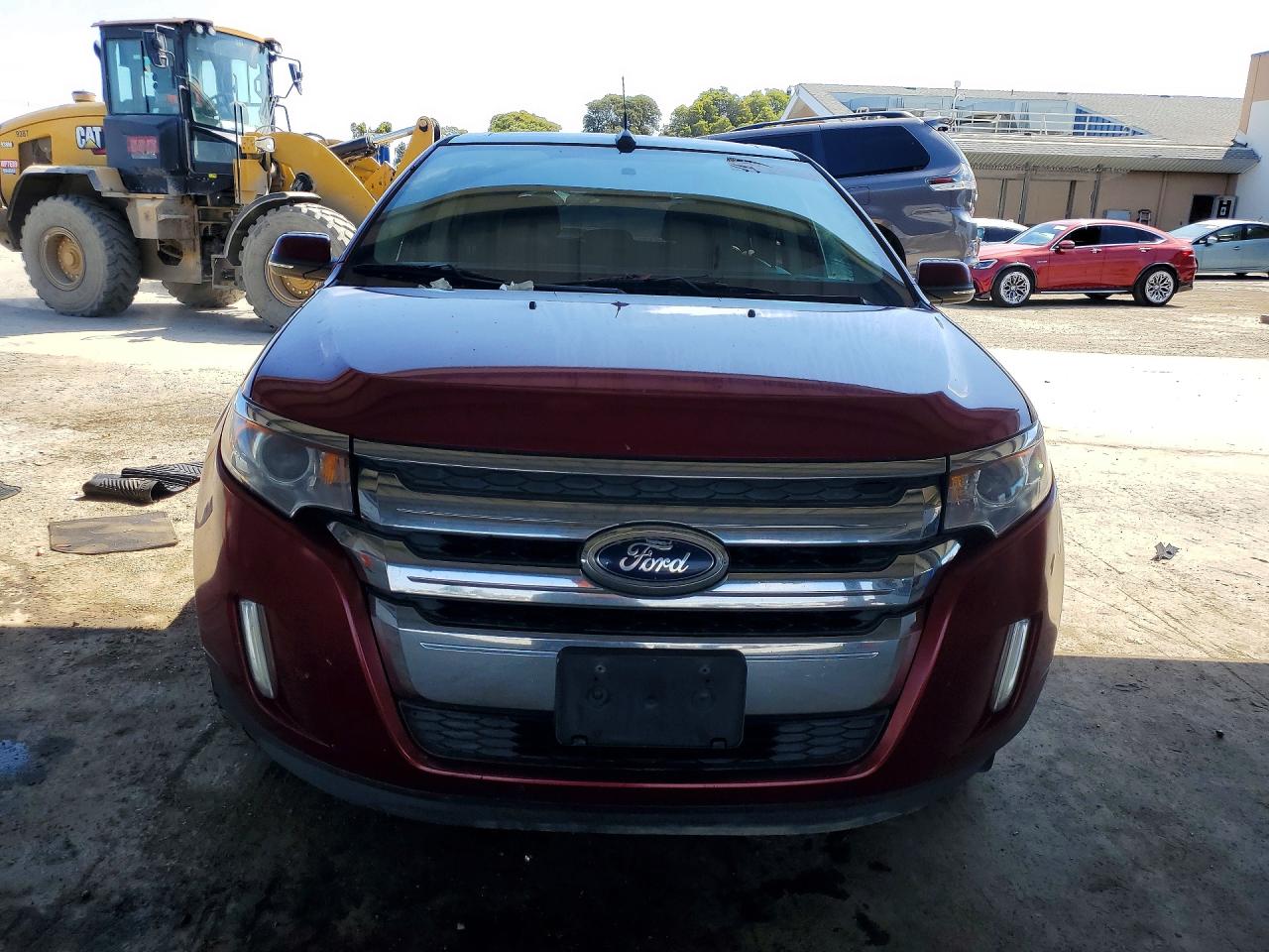 2014 Ford Edge Sel Red vin: 2FMDK3JCXEBA90734