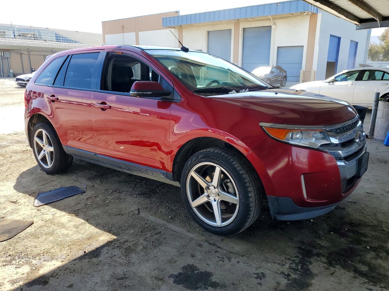 2014 Ford Edge Sel Red vin: 2FMDK3JCXEBA90734