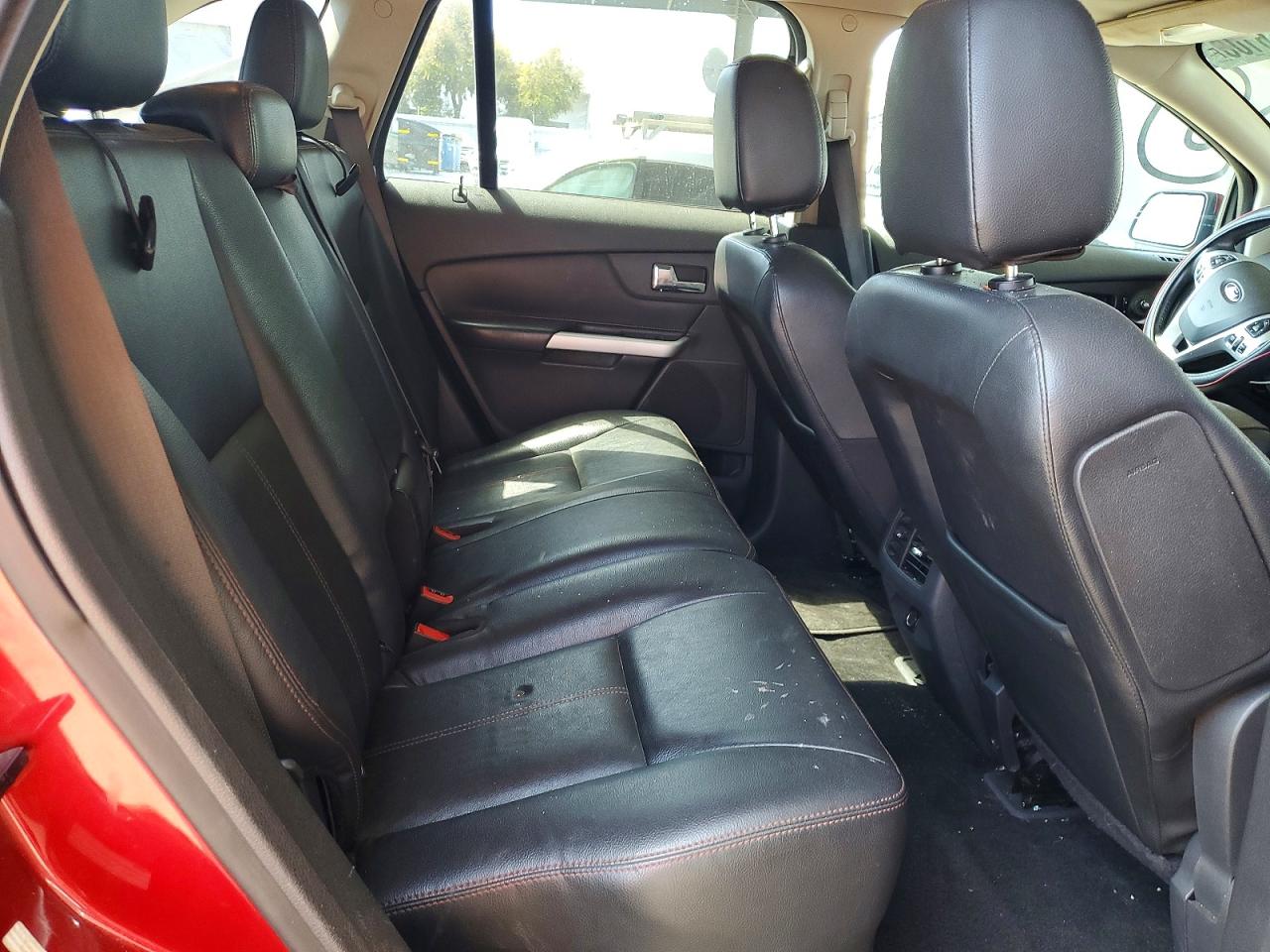 2014 Ford Edge Sel Red vin: 2FMDK3JCXEBA90734