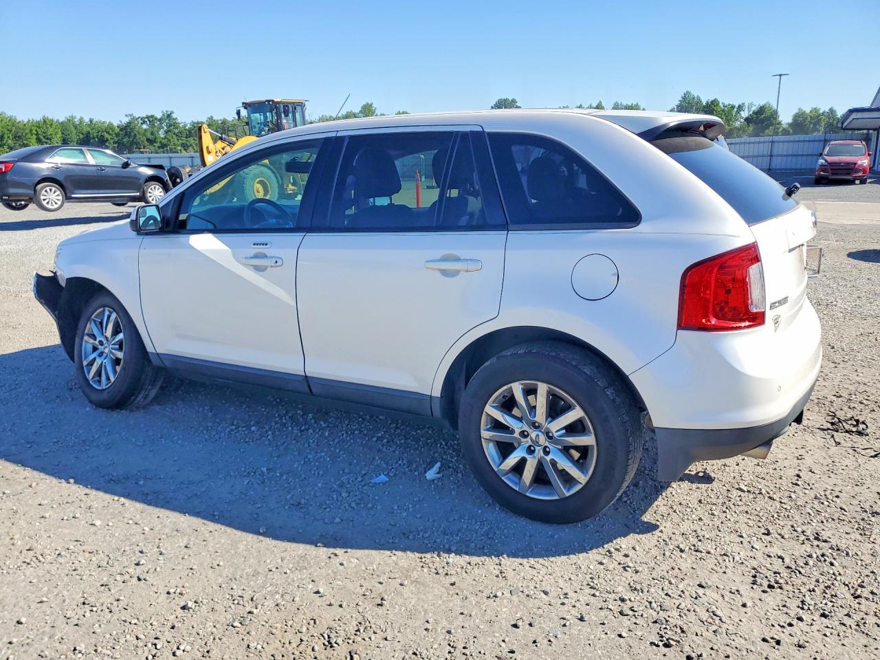 2014 Ford Edge Sel White vin: 2FMDK3JCXEBA98638