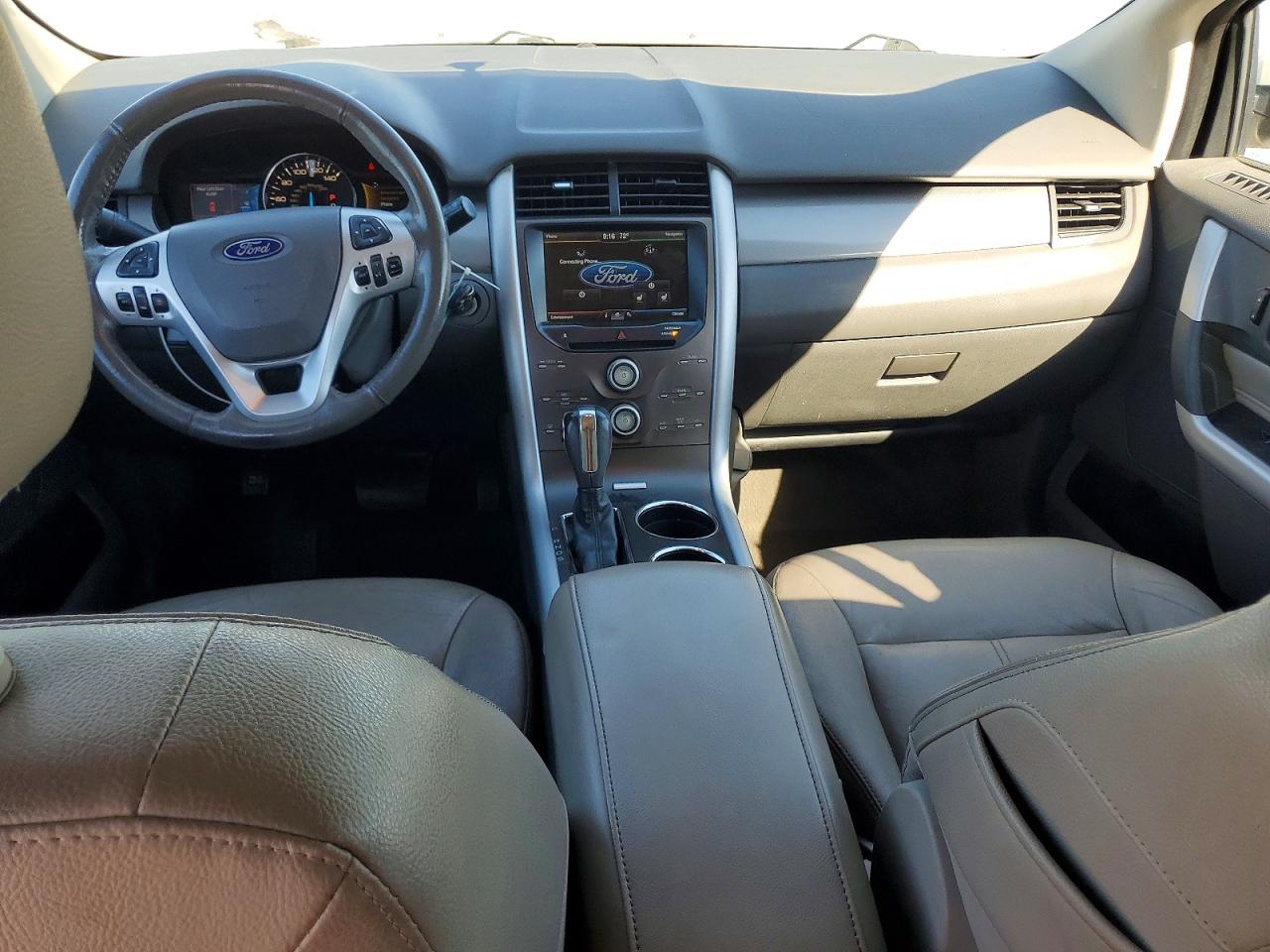 2014 Ford Edge Sel White vin: 2FMDK3JCXEBA98638