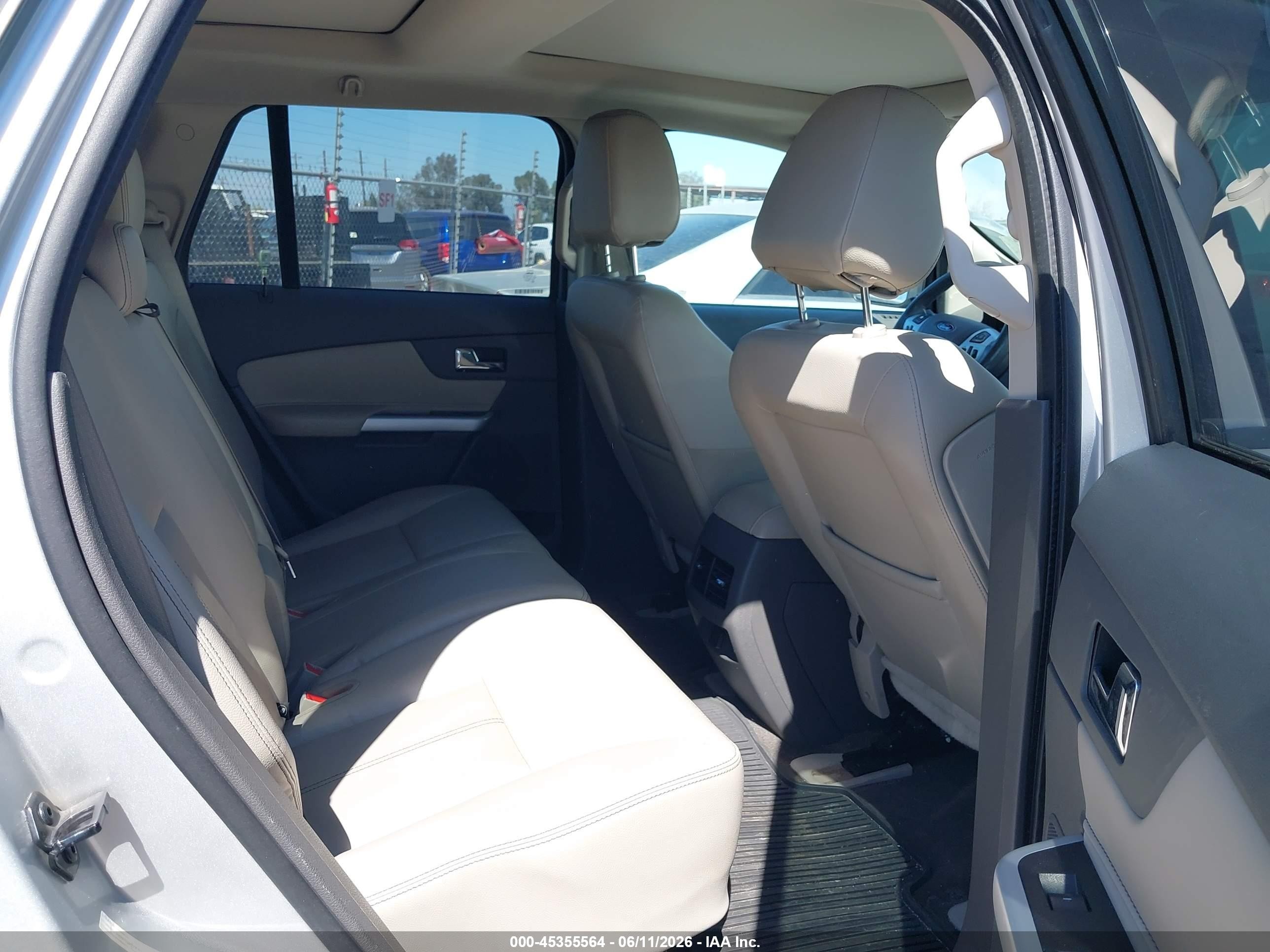 2014 Ford Edge Sel Silver vin: 2FMDK3JCXEBB13641
