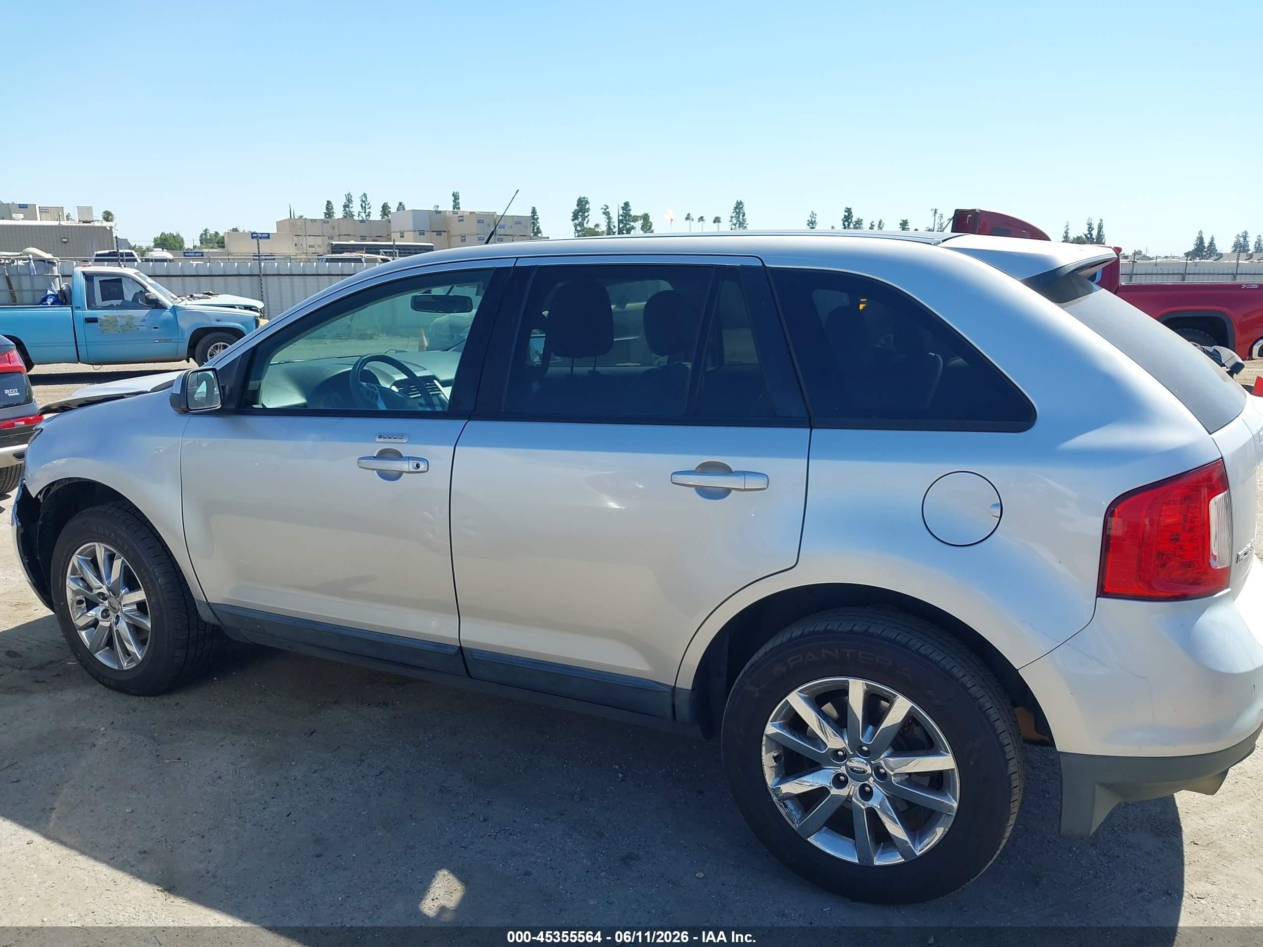 2014 Ford Edge Sel Silver vin: 2FMDK3JCXEBB13641