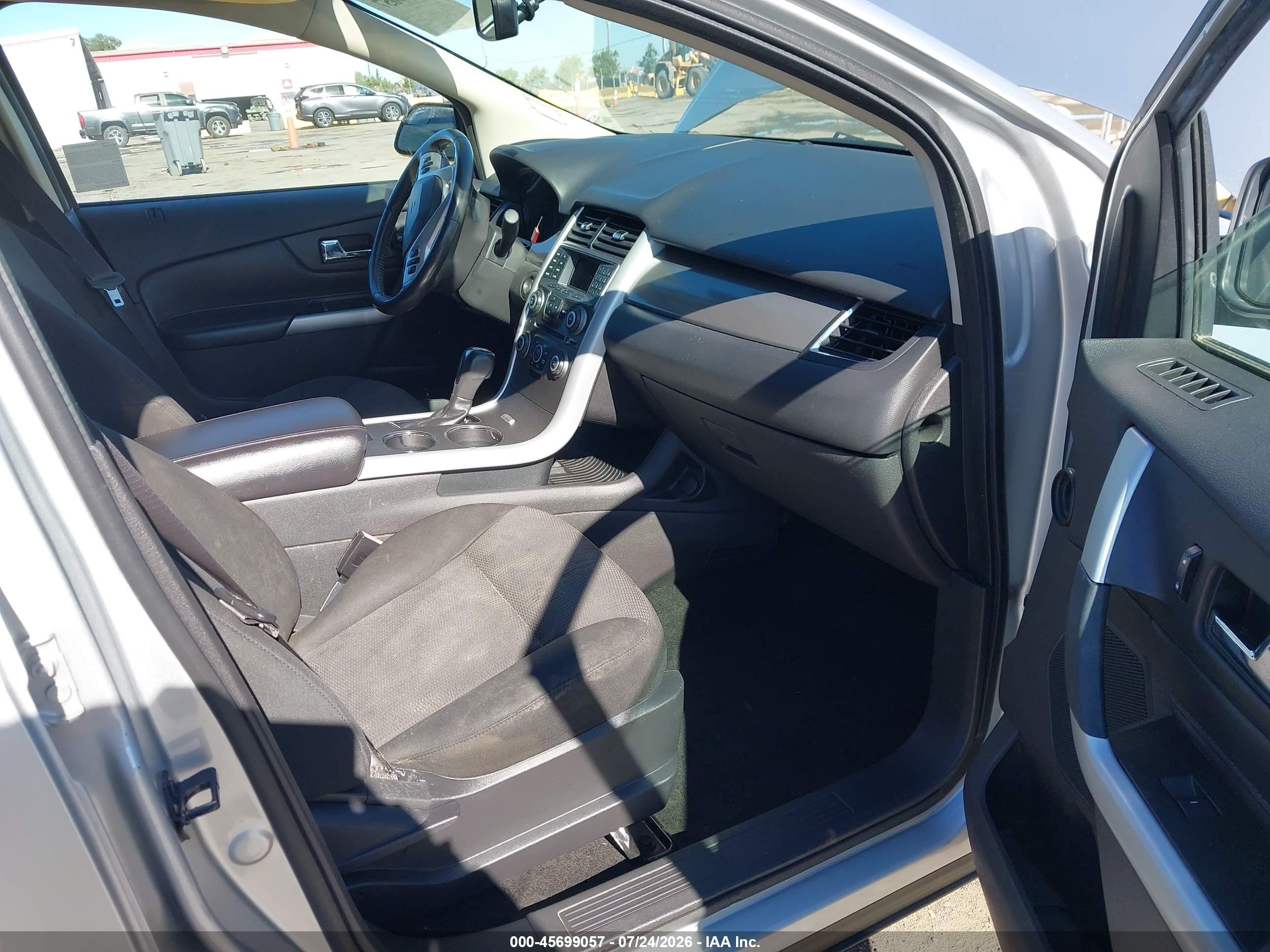 2014 Ford Edge Sel Silver vin: 2FMDK3JCXEBB18404