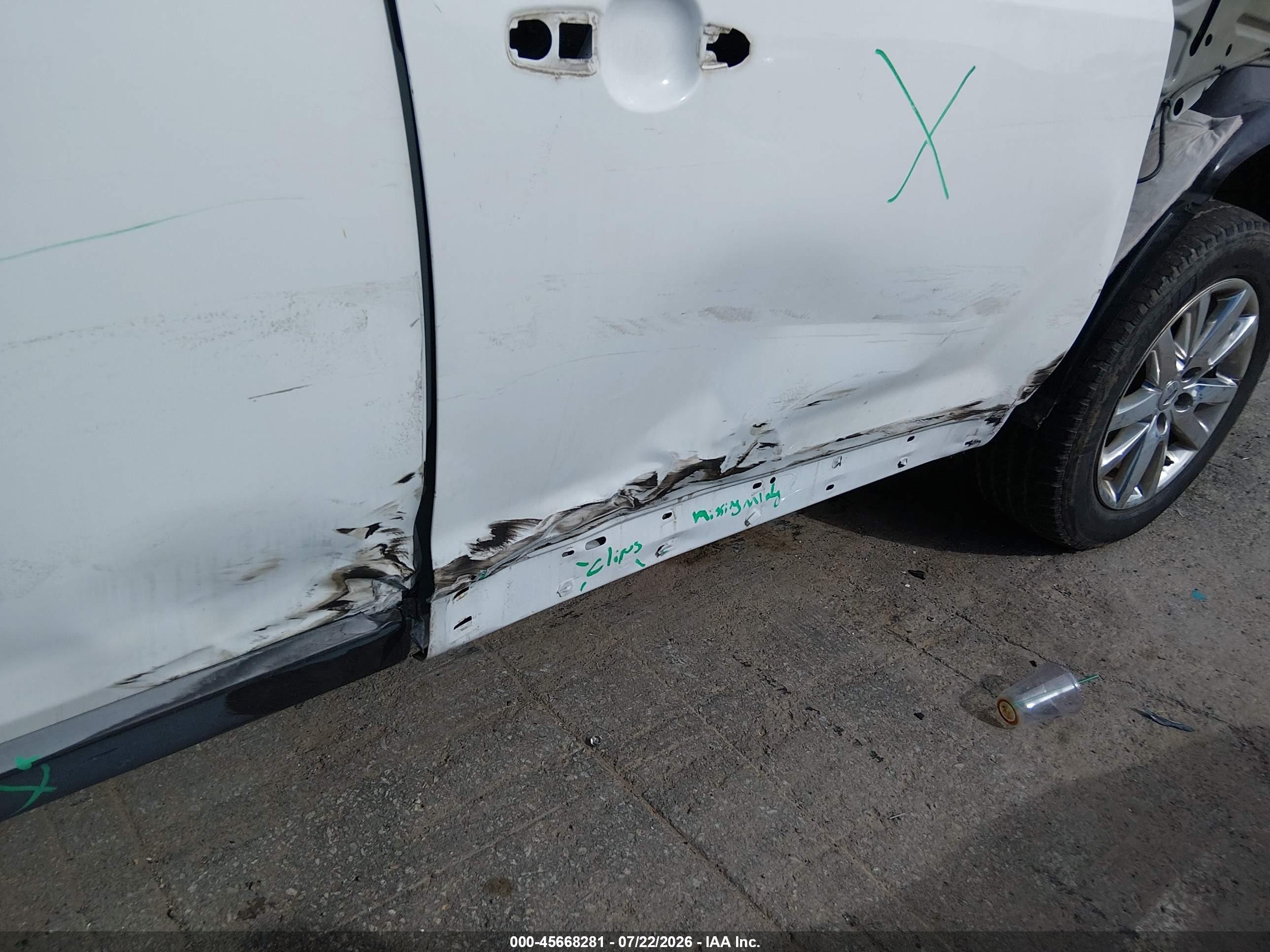2014 Ford Edge Sel White vin: 2FMDK3JCXEBB21755