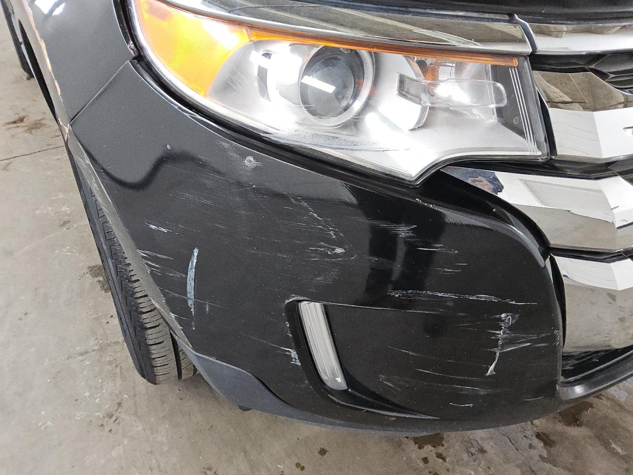 2014 Ford Edge Sel Black vin: 2FMDK3JCXEBB35932 Damage: Front Bumper, Broken, Replacement Required