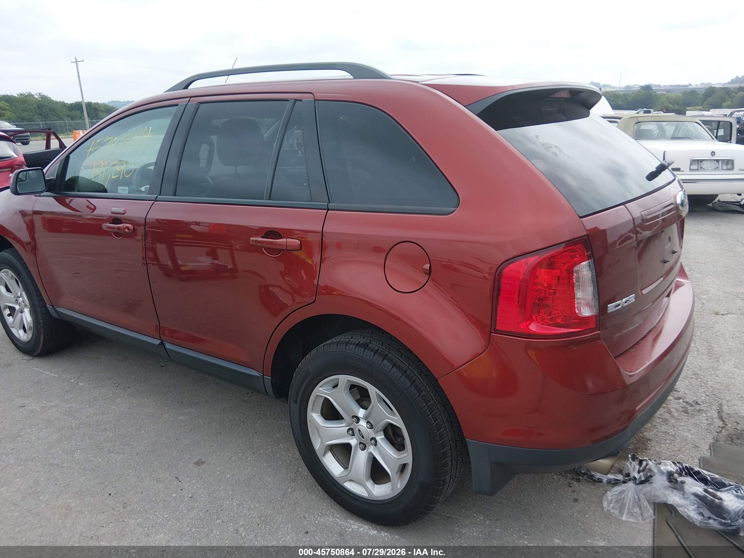 2014 Ford Edge Sel Бежевый vin: 2FMDK3JCXEBB44730