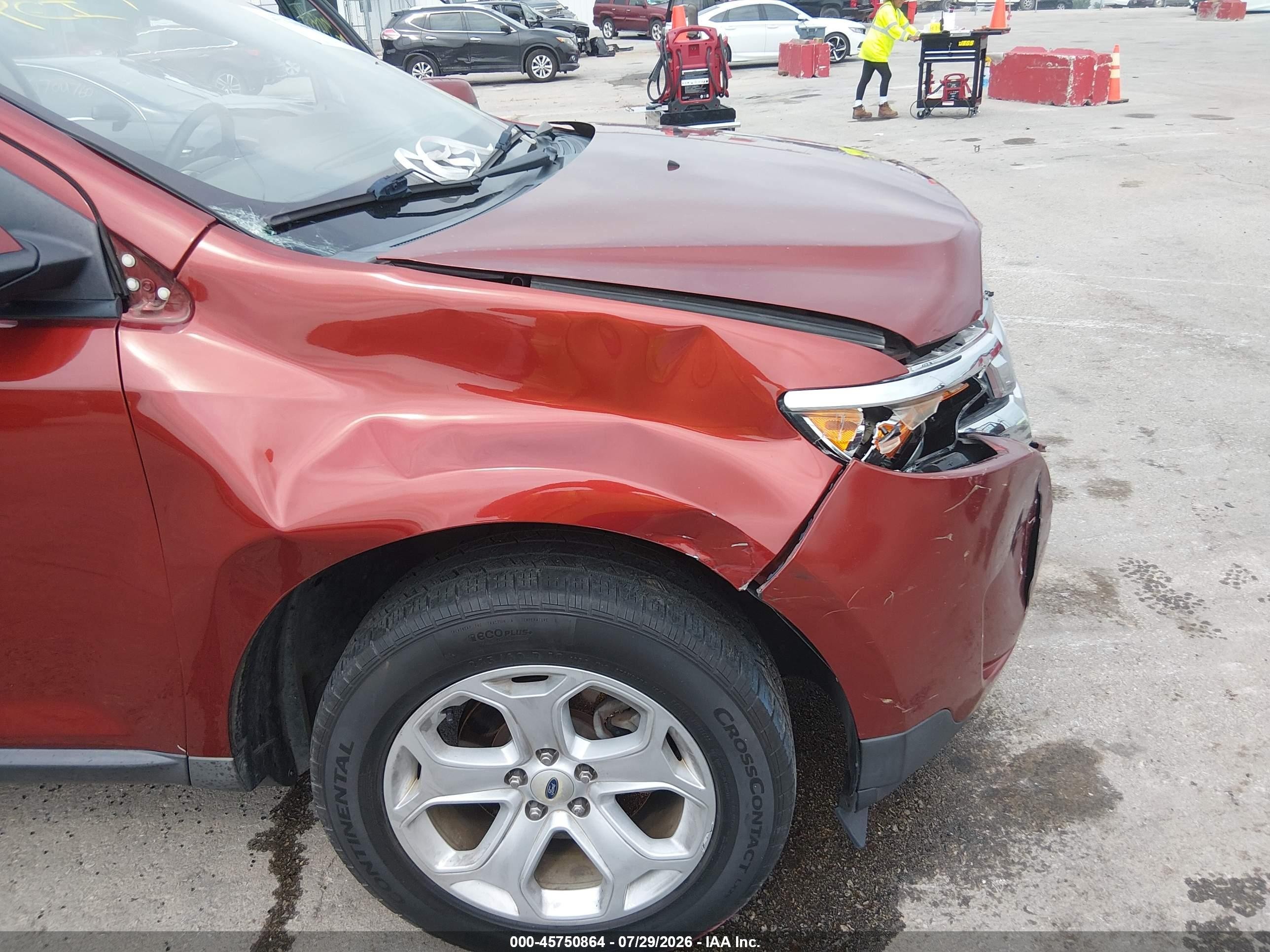 2014 Ford Edge Sel Бежевый vin: 2FMDK3JCXEBB44730