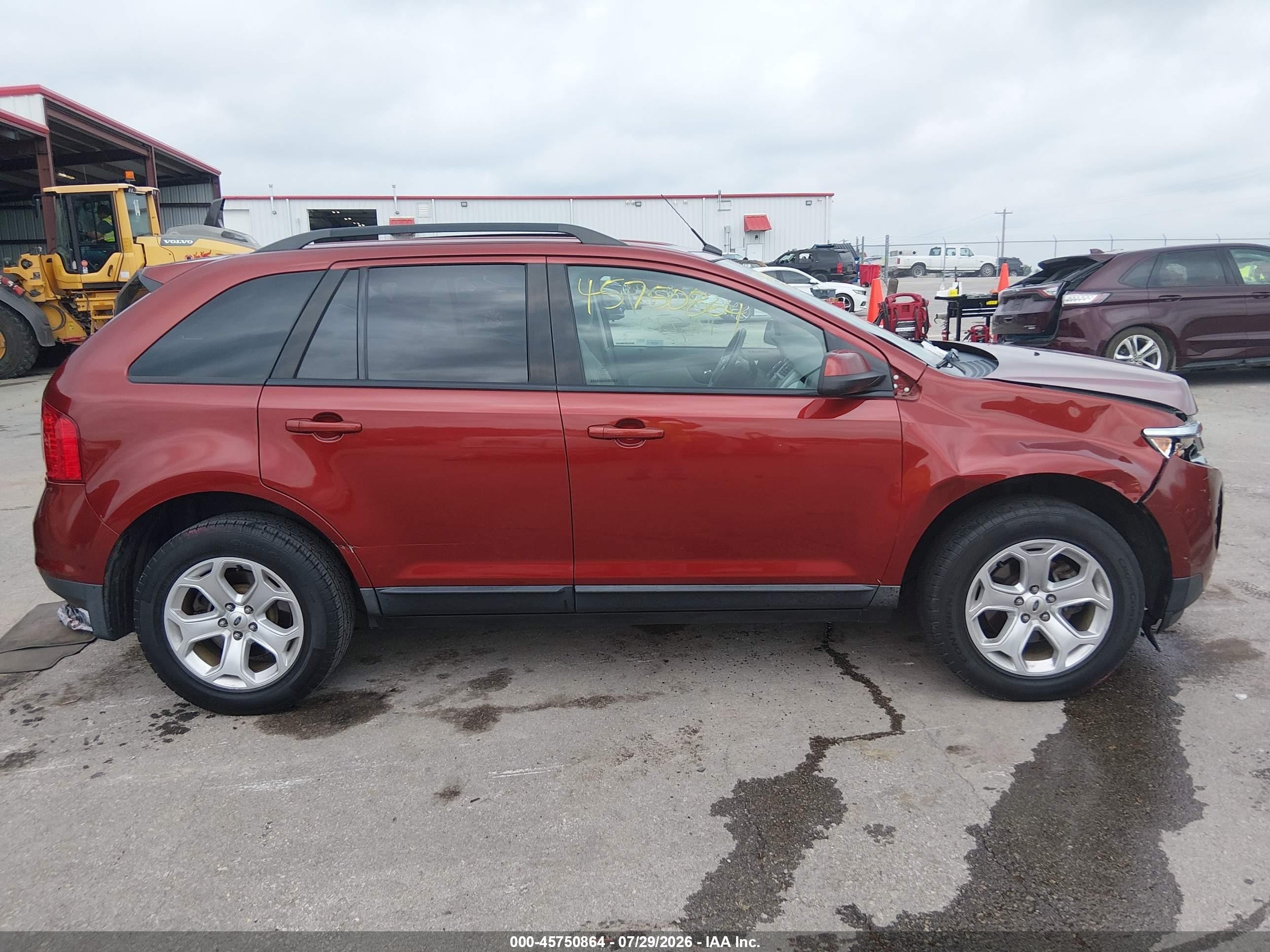 2014 Ford Edge Sel Бежевый vin: 2FMDK3JCXEBB44730