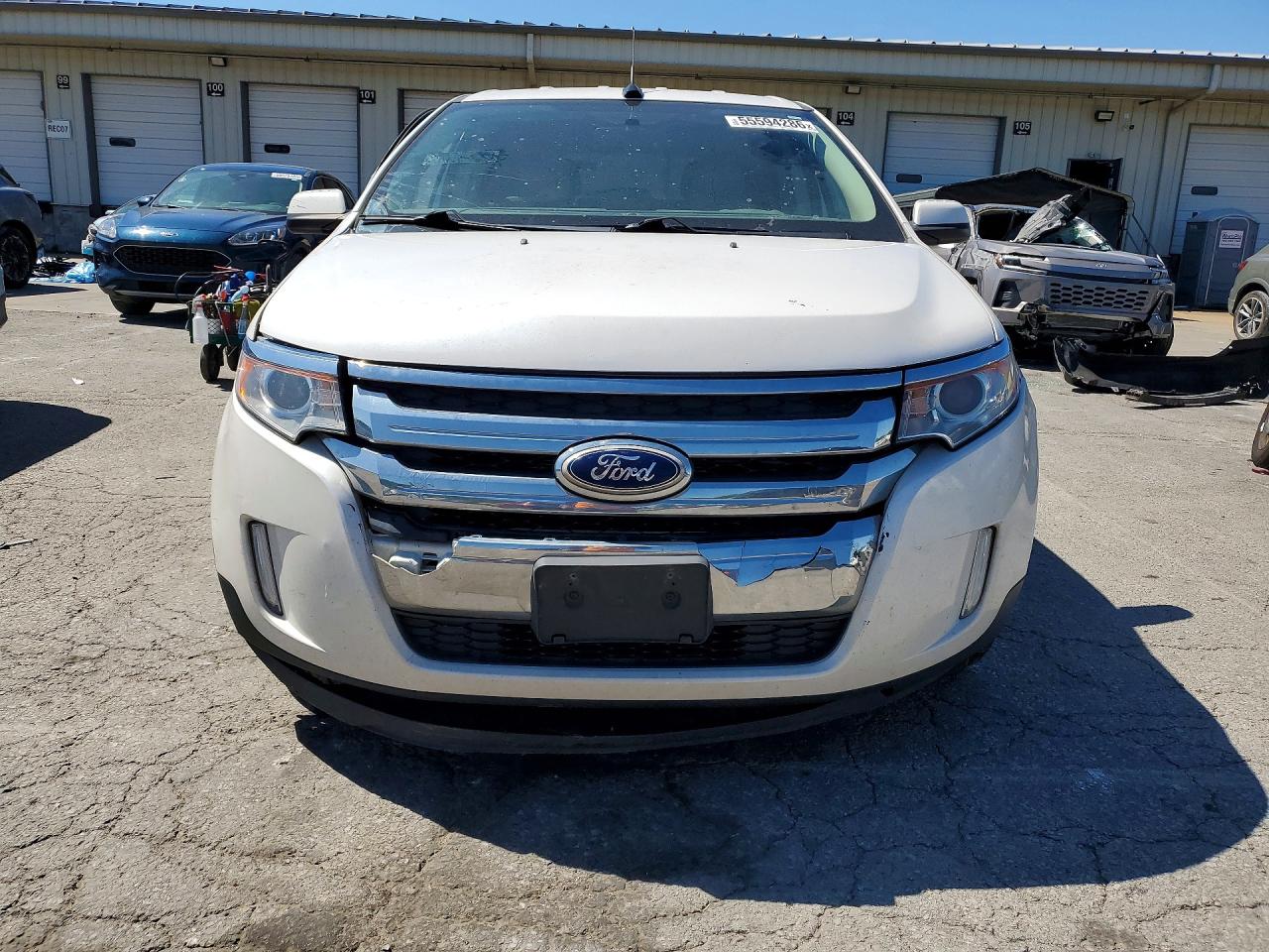 2014 Ford Edge Sel White vin: 2FMDK3JCXEBB45148