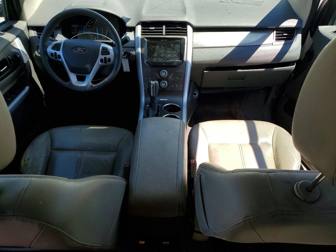 2014 Ford Edge Sel White vin: 2FMDK3JCXEBB45148