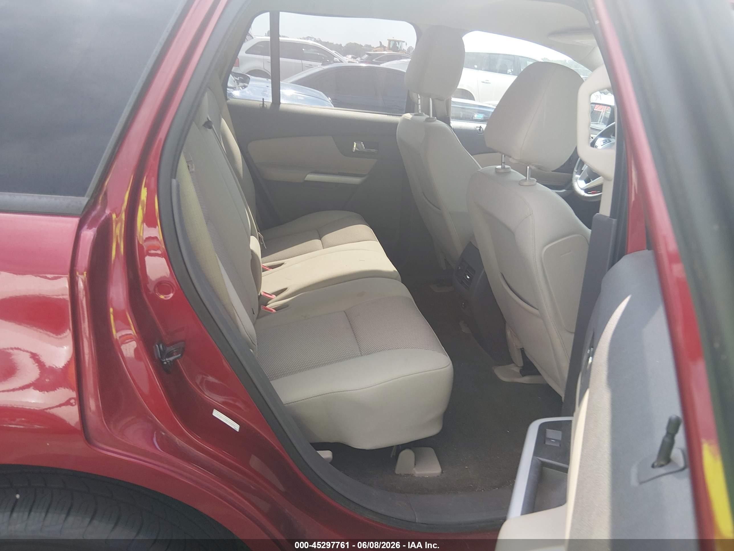 2014 Ford Edge Sel Red vin: 2FMDK3JCXEBB46090