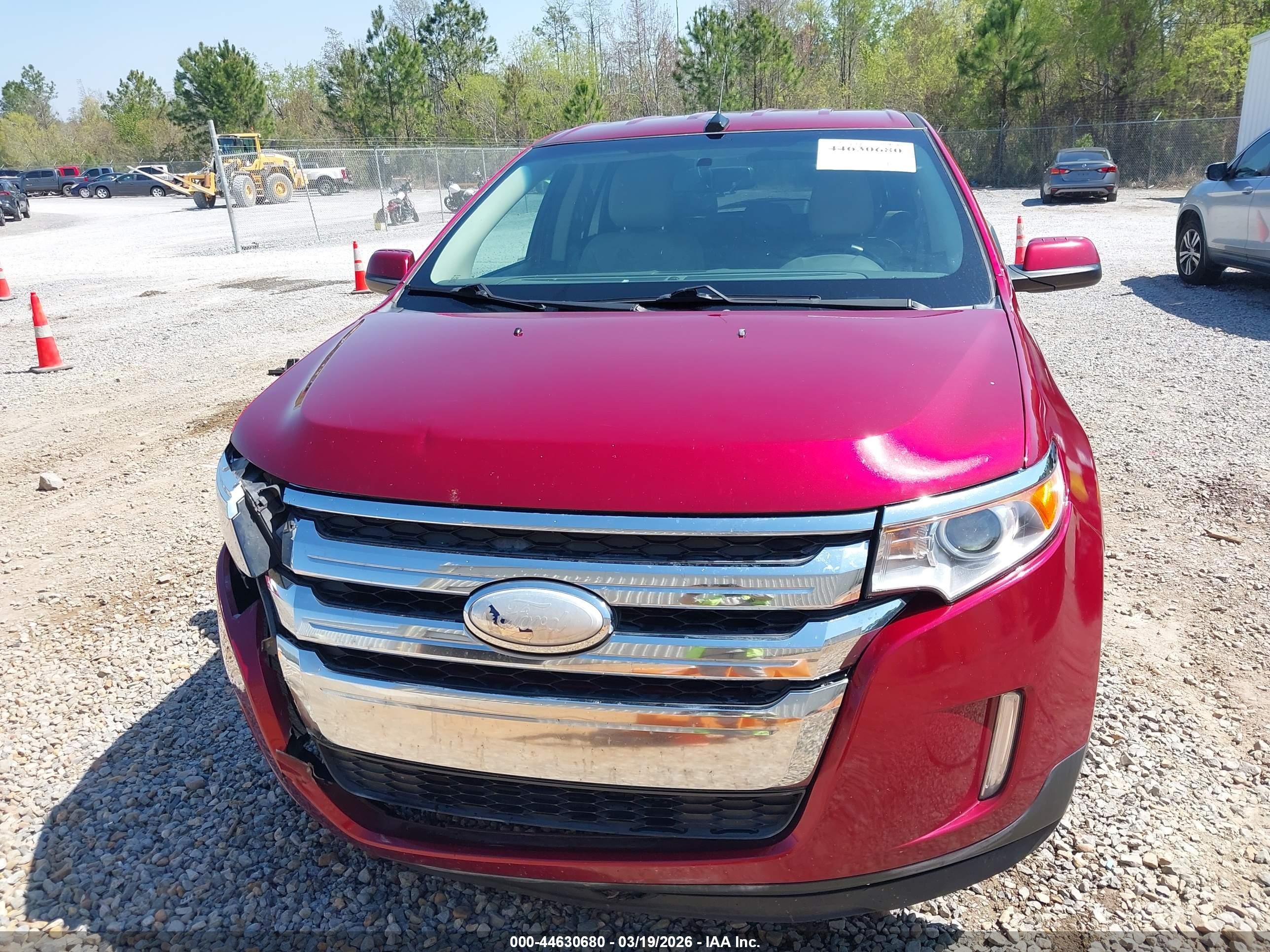 2014 Ford Edge Sel Красный vin: 2FMDK3JCXEBB72267