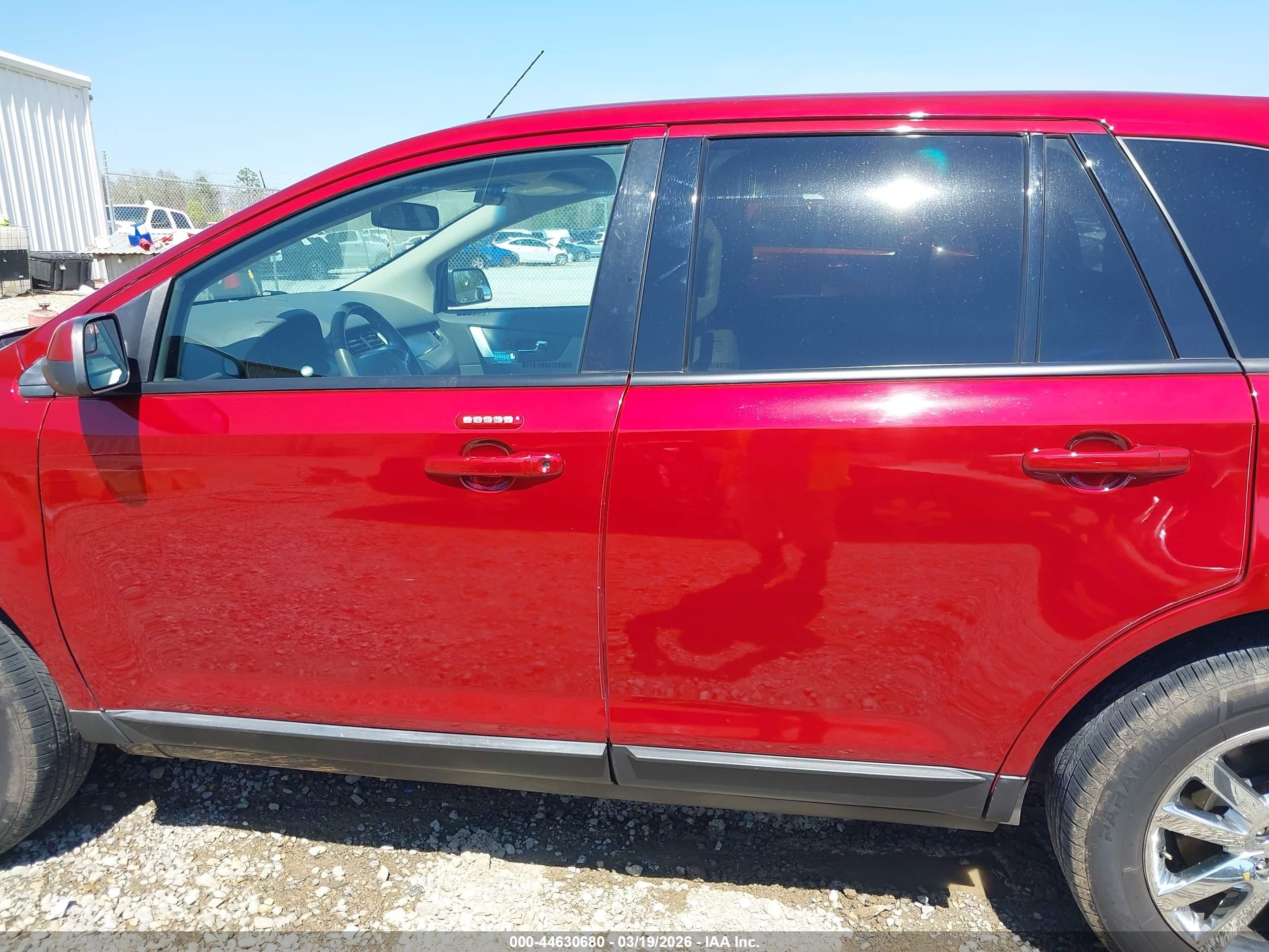2014 Ford Edge Sel Красный vin: 2FMDK3JCXEBB72267