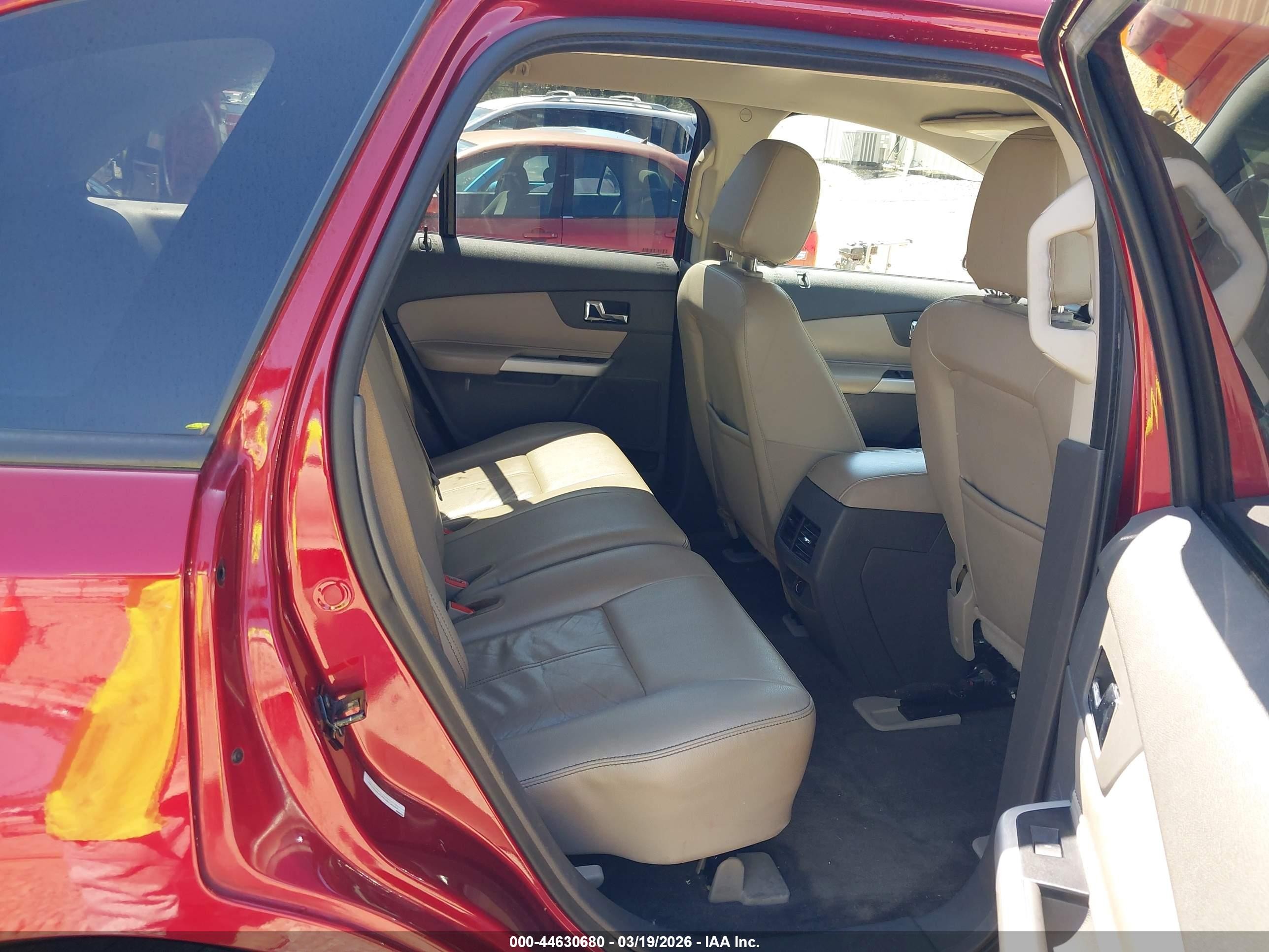 2014 Ford Edge Sel Красный vin: 2FMDK3JCXEBB72267