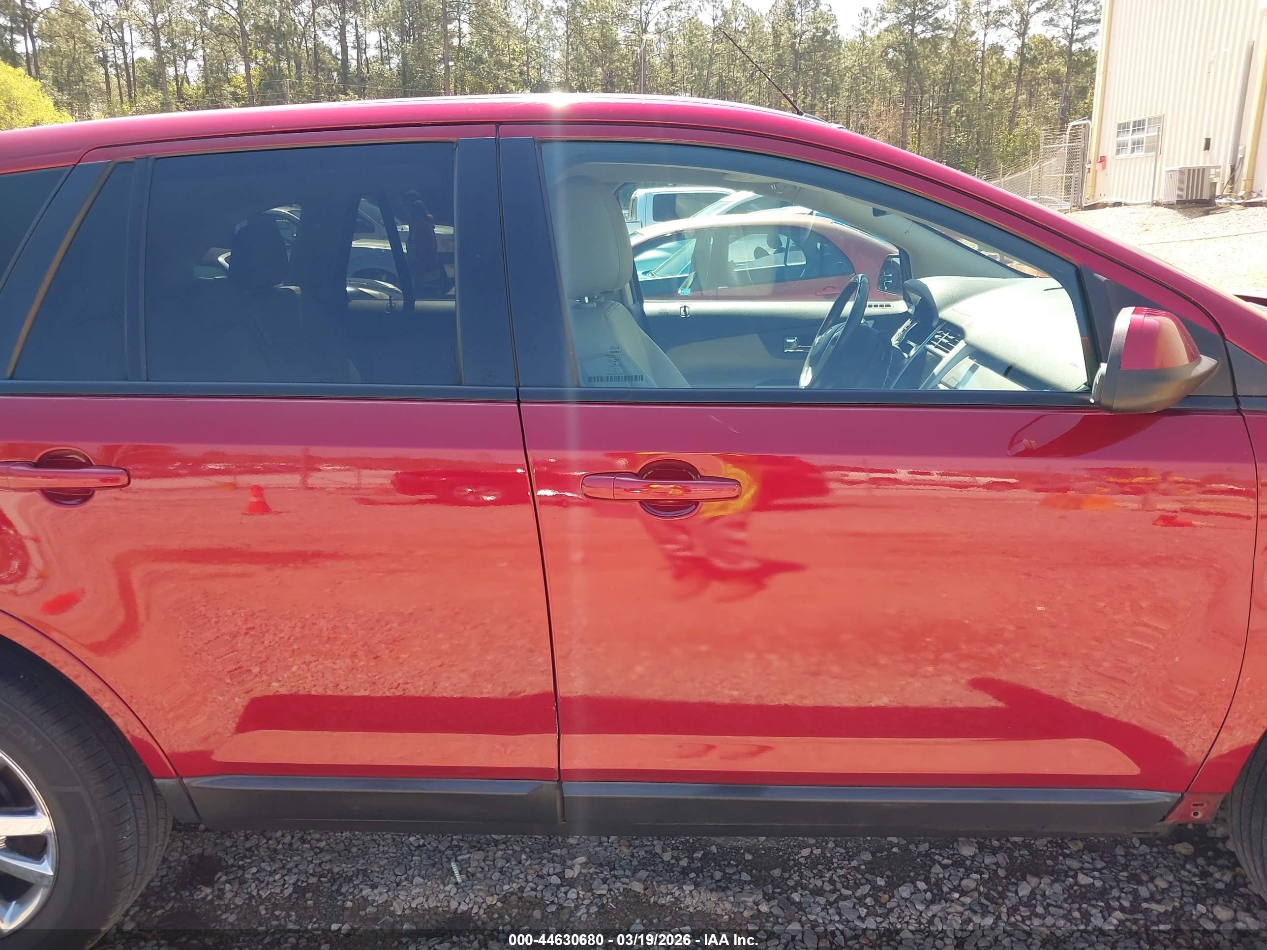 2014 Ford Edge Sel Красный vin: 2FMDK3JCXEBB72267
