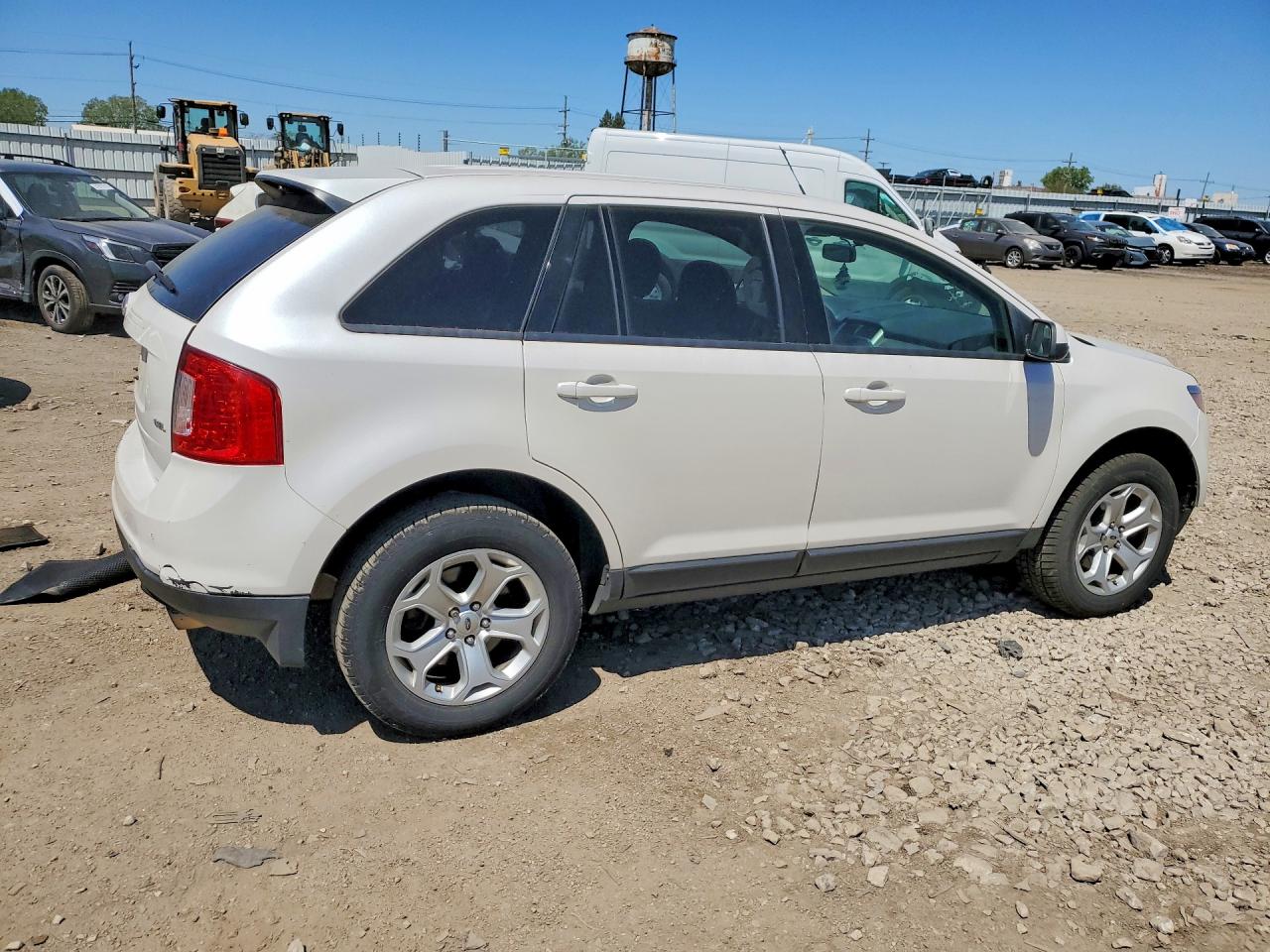 2014 Ford Edge Sel White vin: 2FMDK3JCXEBB79834