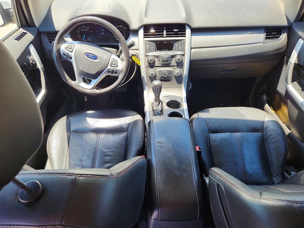 2014 Ford Edge Sel White vin: 2FMDK3JCXEBB85147