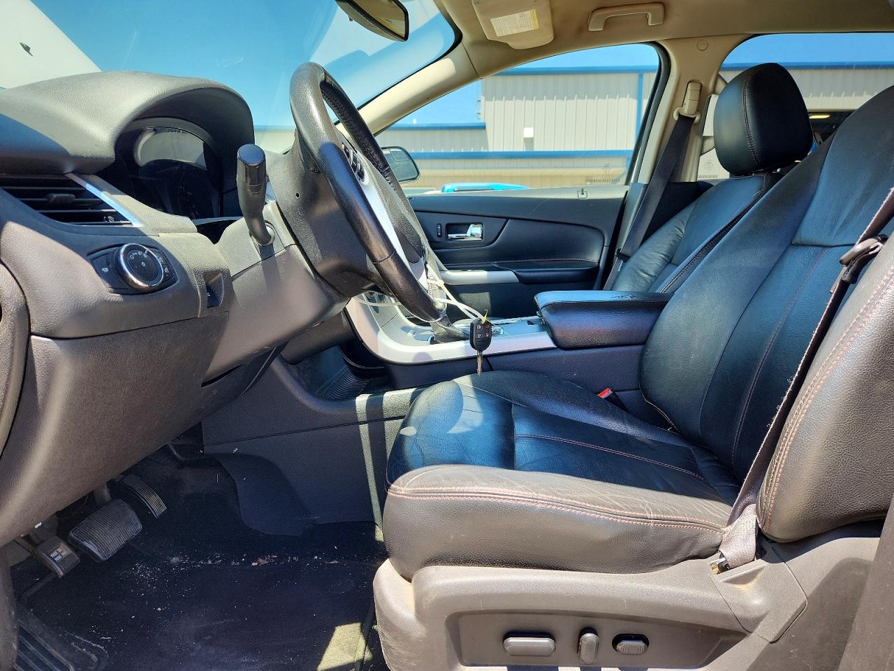 2014 Ford Edge Sel White vin: 2FMDK3JCXEBB85147