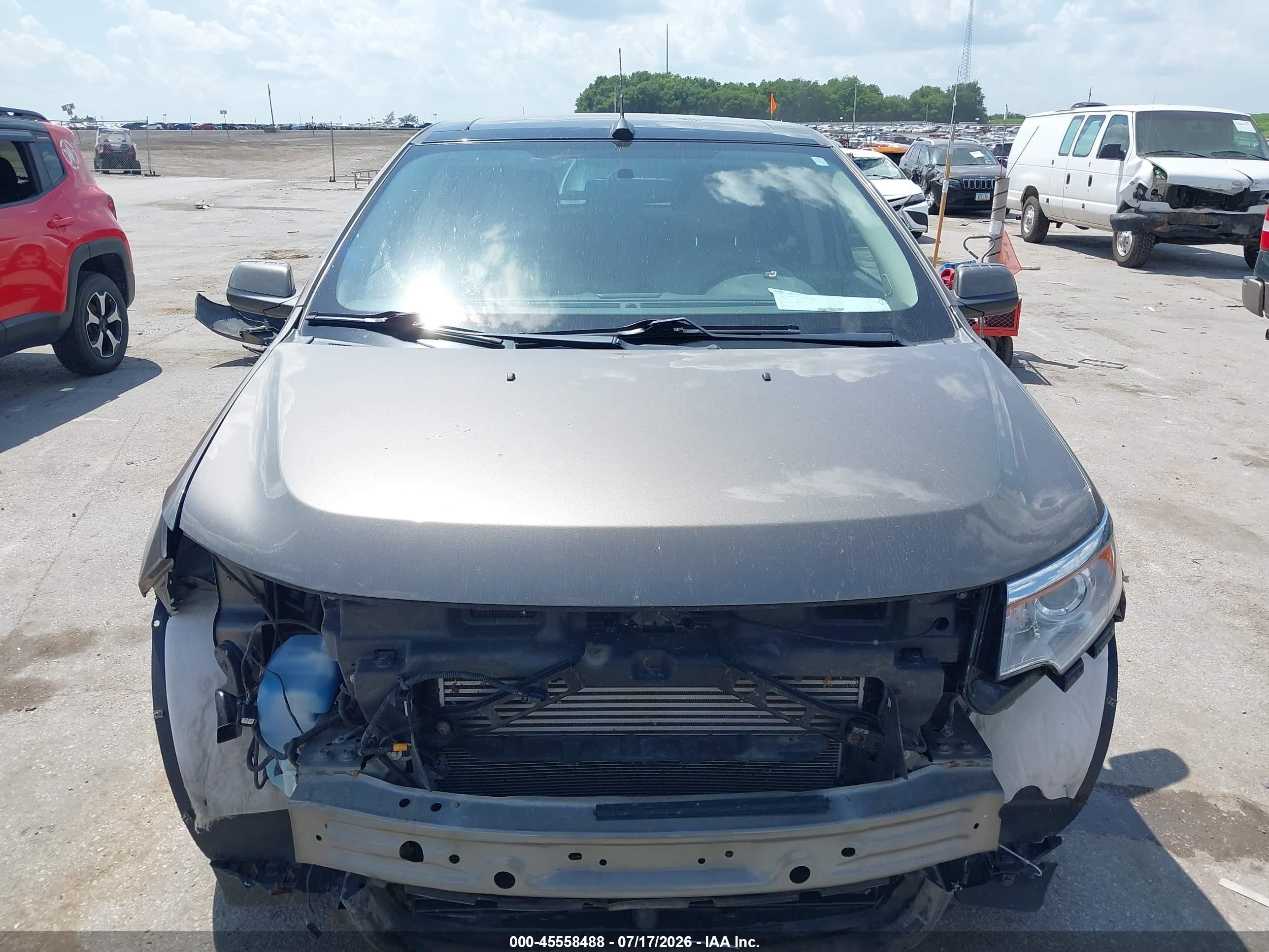 2013 Ford Edge Limited Gray vin: 2FMDK3K90DBB06201