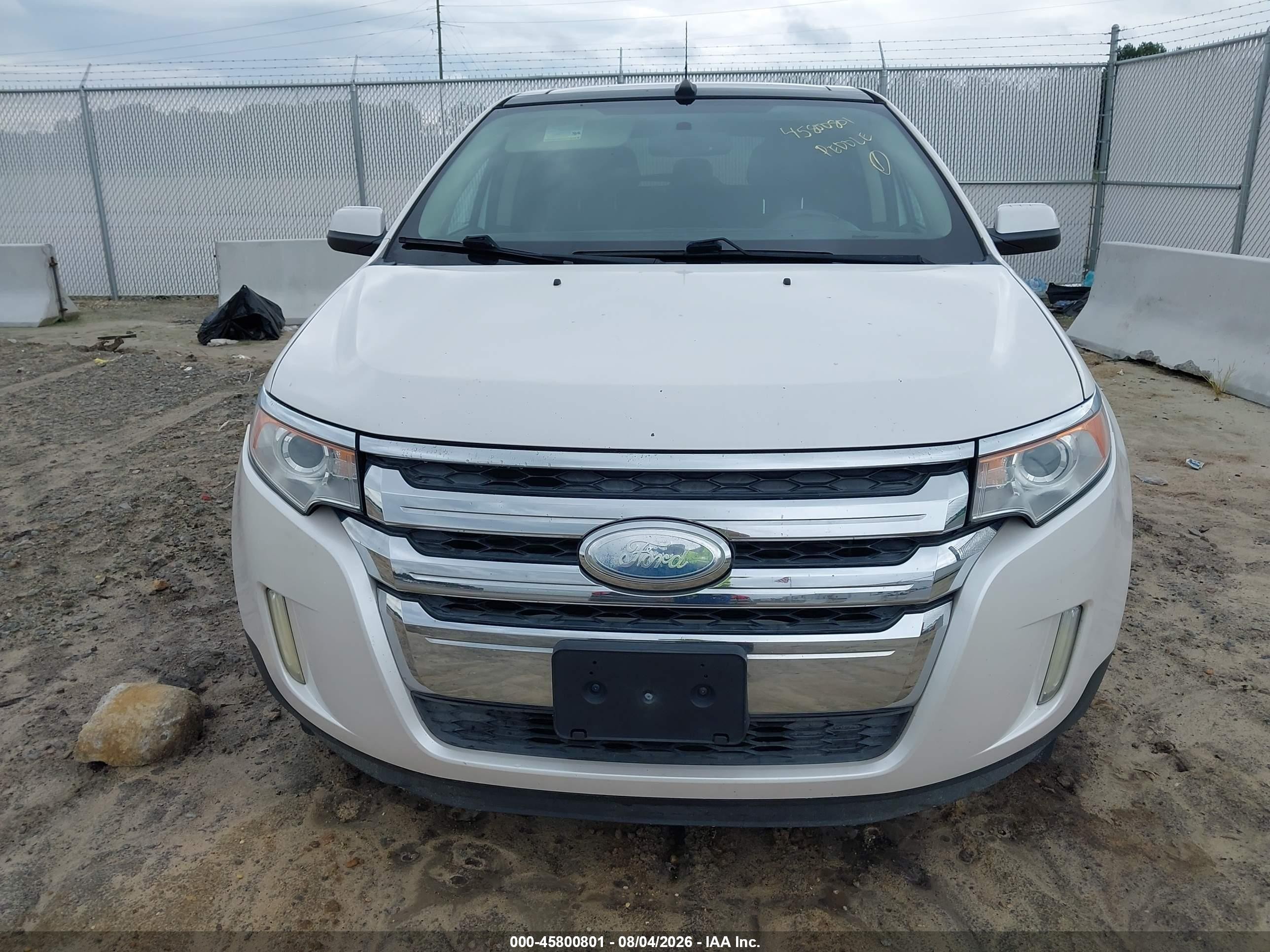 2012 Ford Edge Limited Белый vin: 2FMDK3K91CBA58660