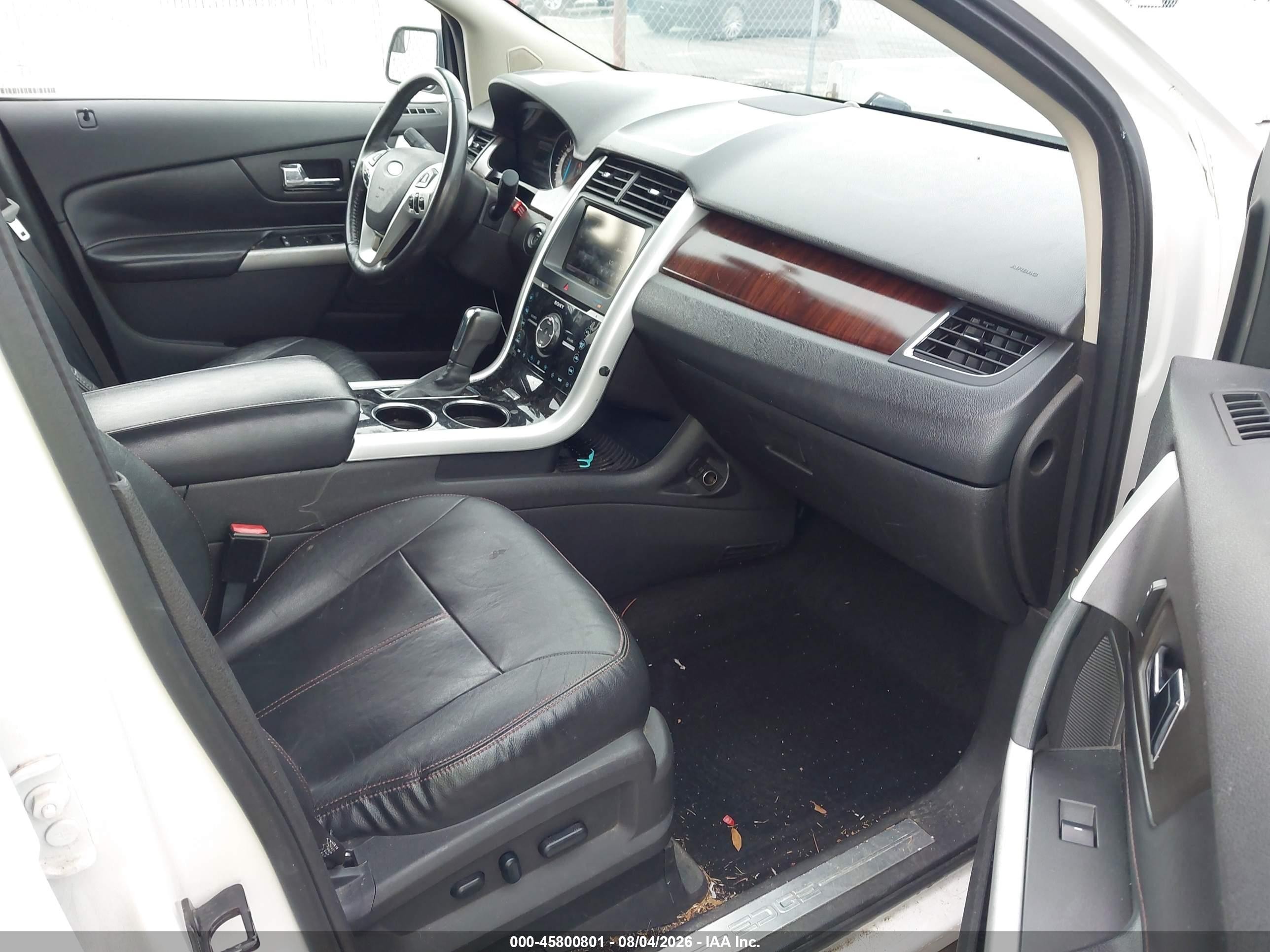 2012 Ford Edge Limited Белый vin: 2FMDK3K91CBA58660