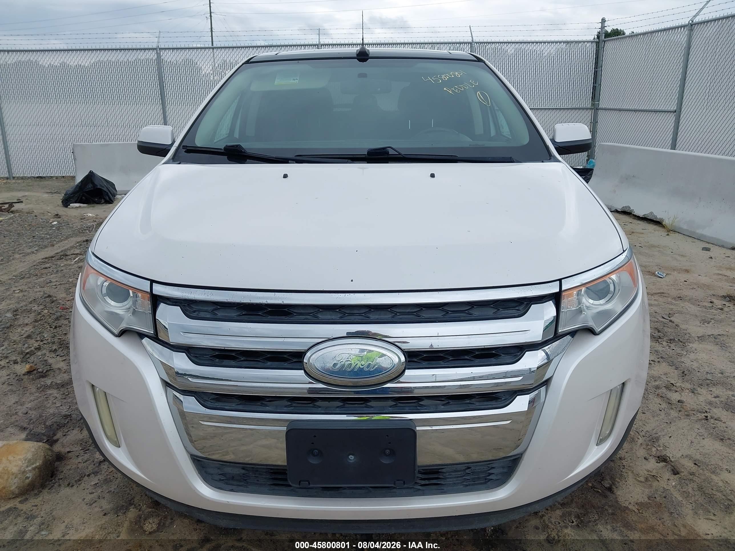 2012 Ford Edge Limited Белый vin: 2FMDK3K91CBA58660