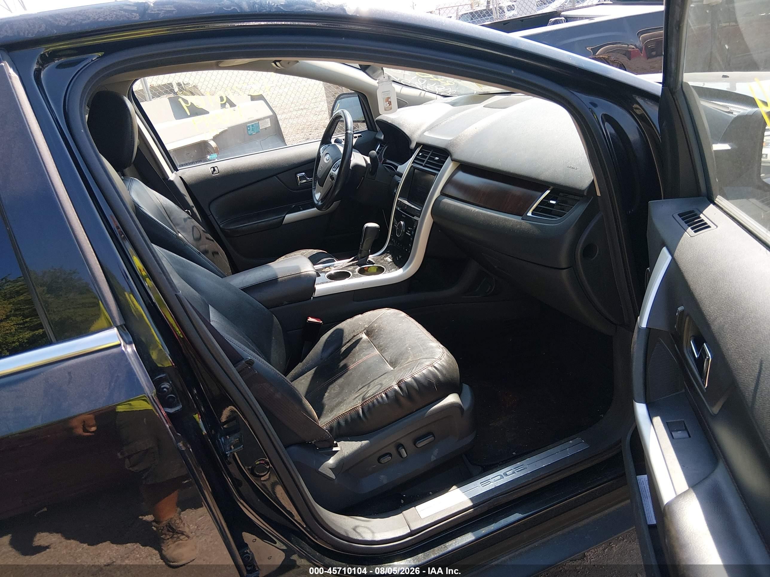 2013 Ford Edge Limited Black vin: 2FMDK3K92DBA57325