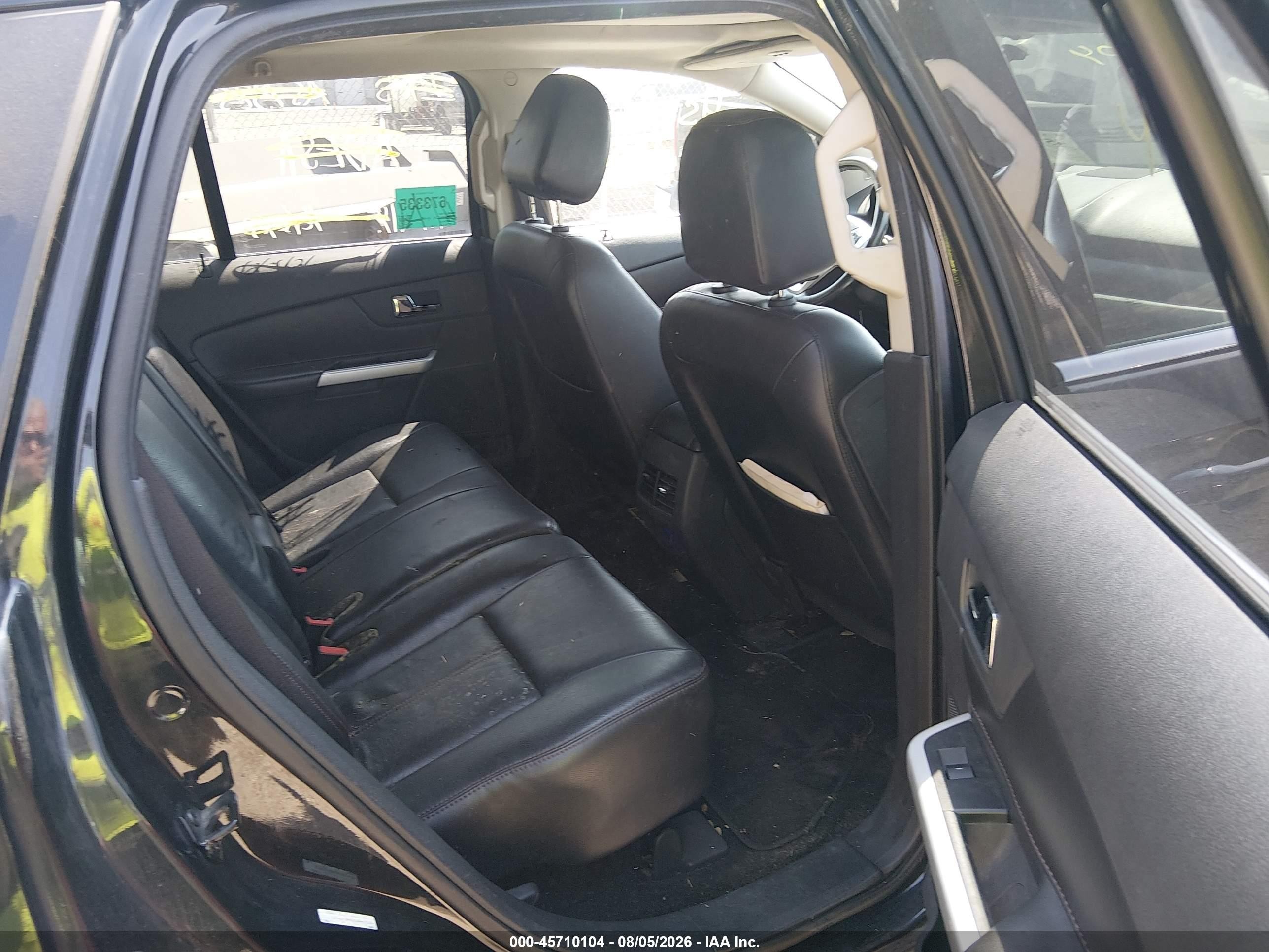 2013 Ford Edge Limited Black vin: 2FMDK3K92DBA57325