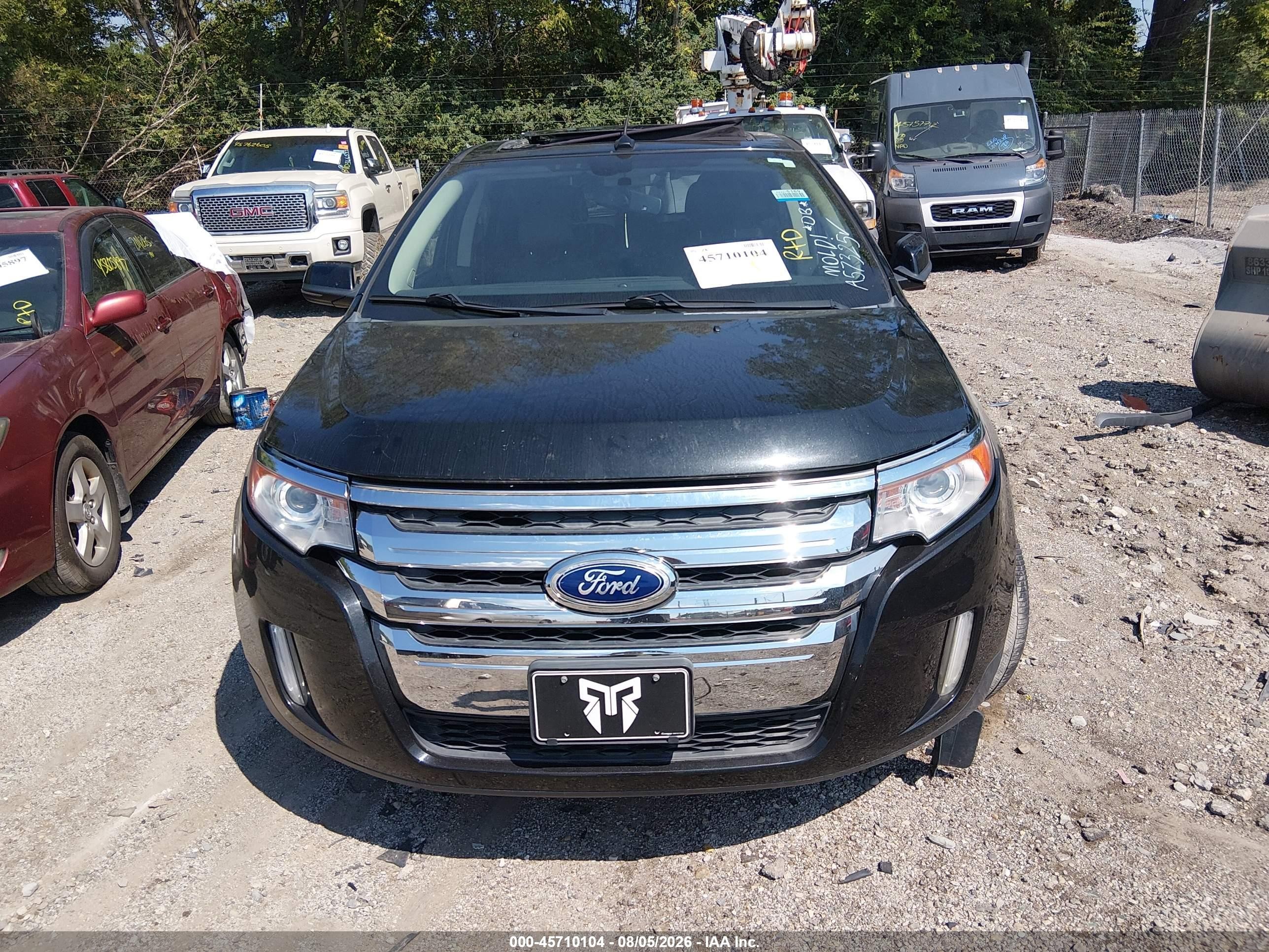 2013 Ford Edge Limited Black vin: 2FMDK3K92DBA57325