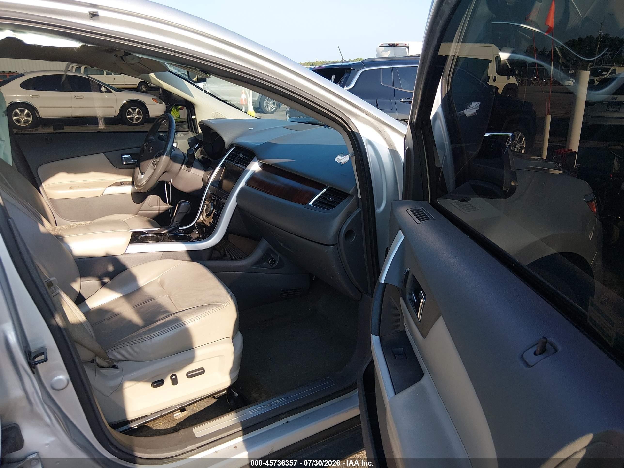 2013 Ford Edge Limited Silver vin: 2FMDK3K92DBC05330