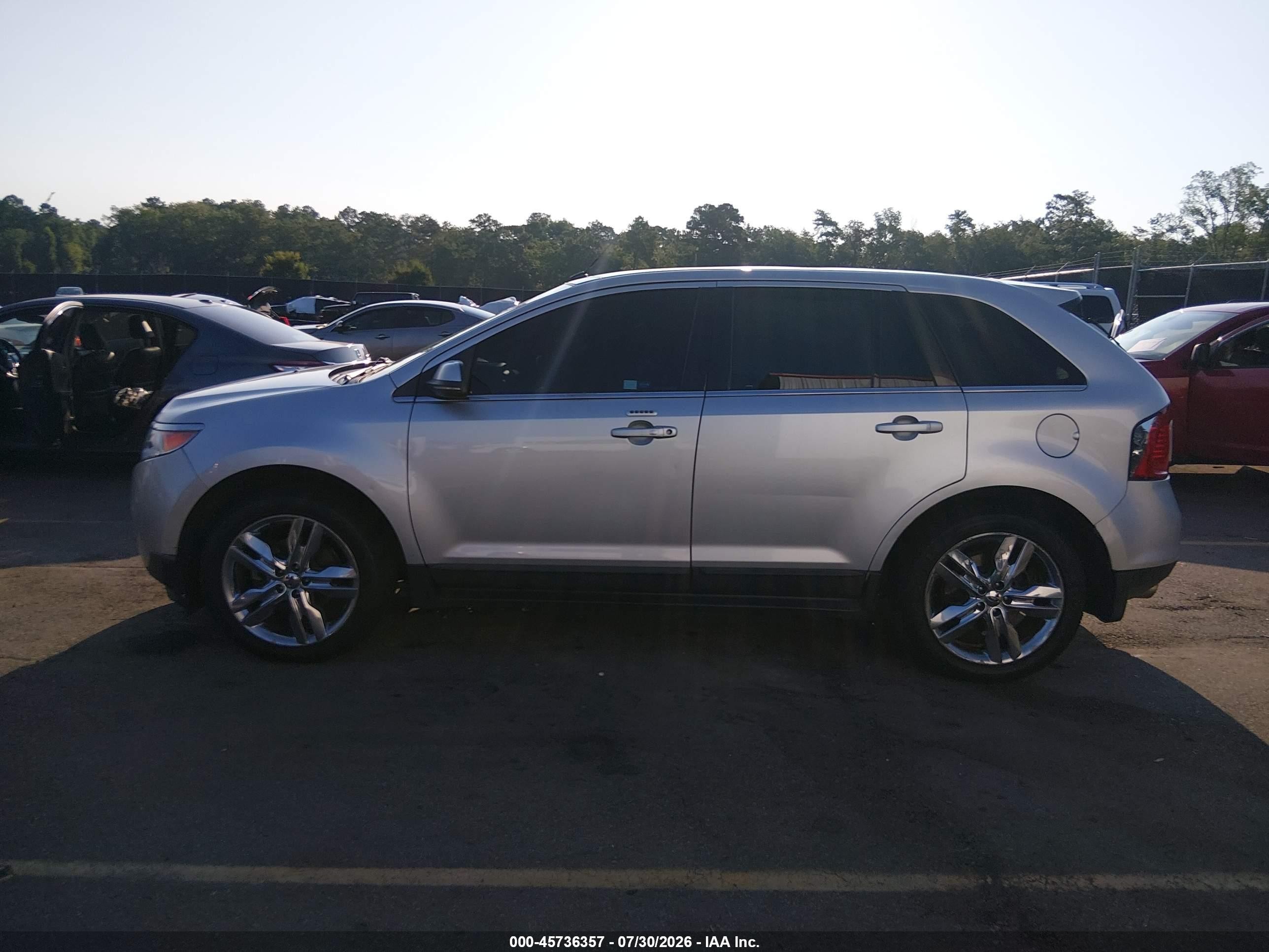 2013 Ford Edge Limited Silver vin: 2FMDK3K92DBC05330