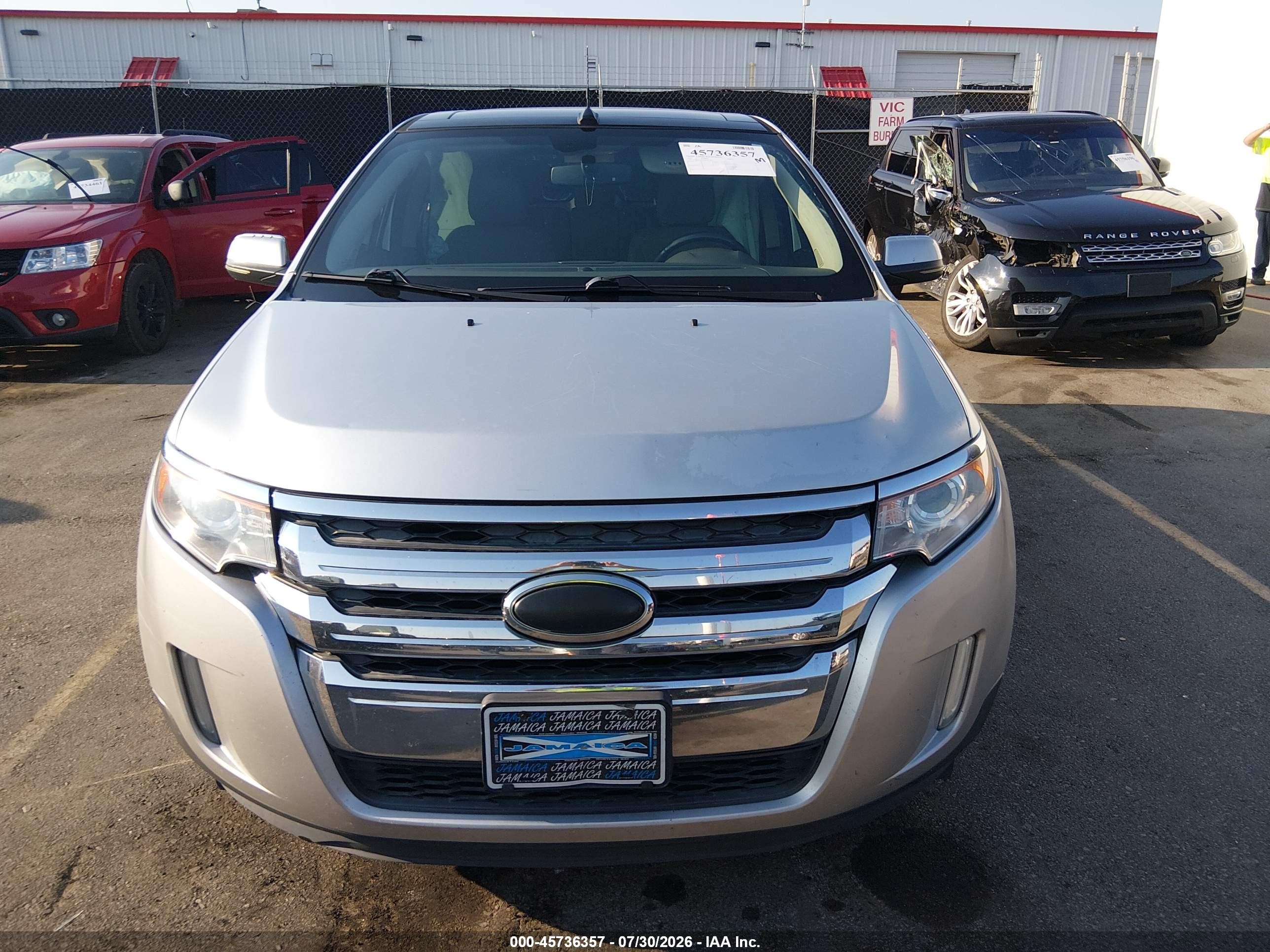2013 Ford Edge Limited Silver vin: 2FMDK3K92DBC05330