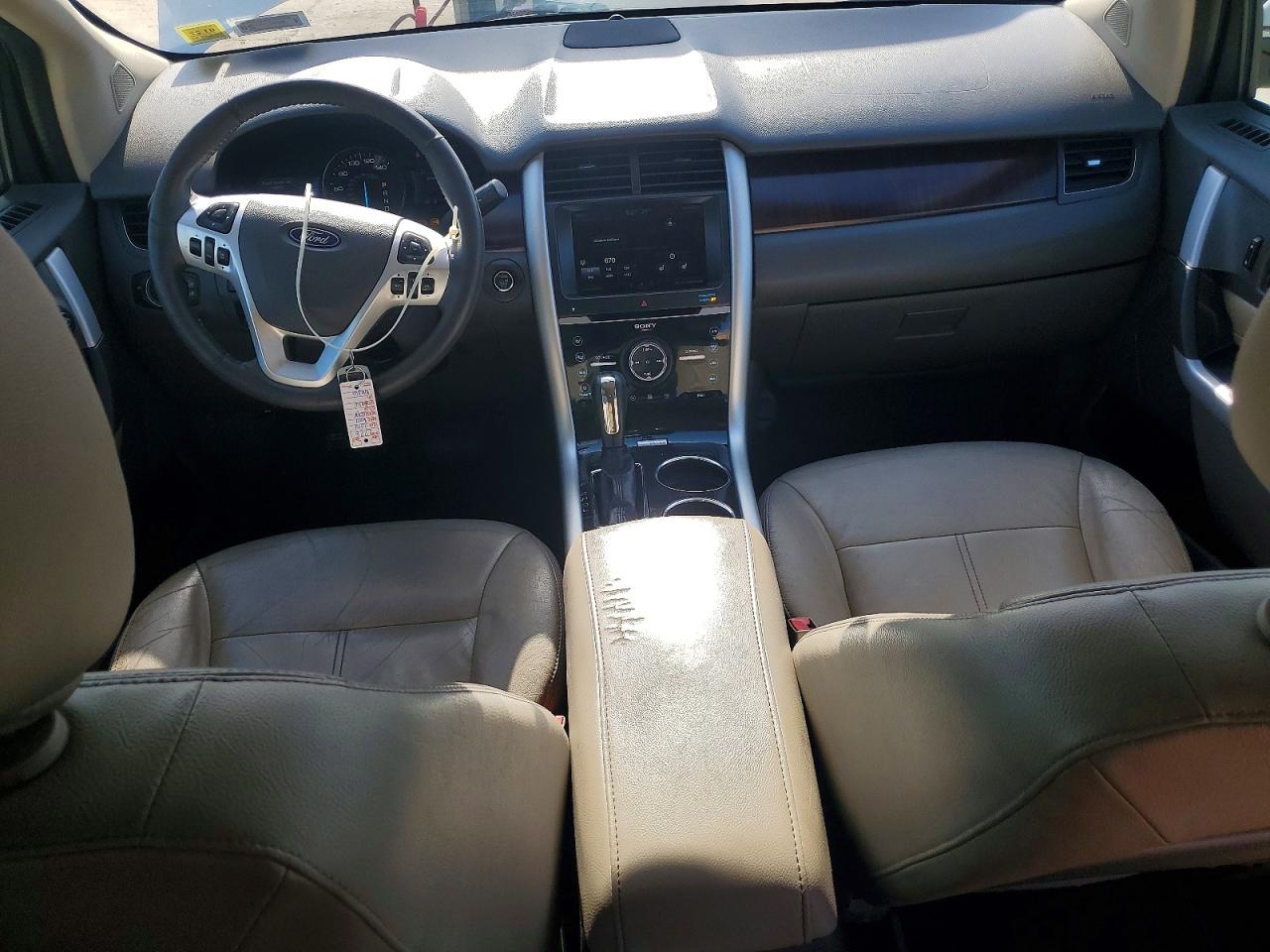 2014 Ford Edge Limited White vin: 2FMDK3K92EBA03430