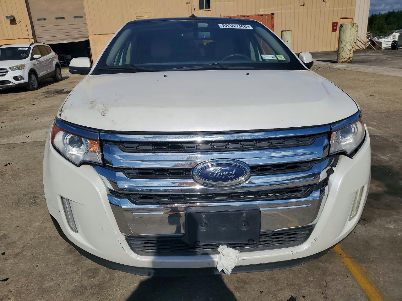 2014 Ford Edge Limited White vin: 2FMDK3K92EBA03430