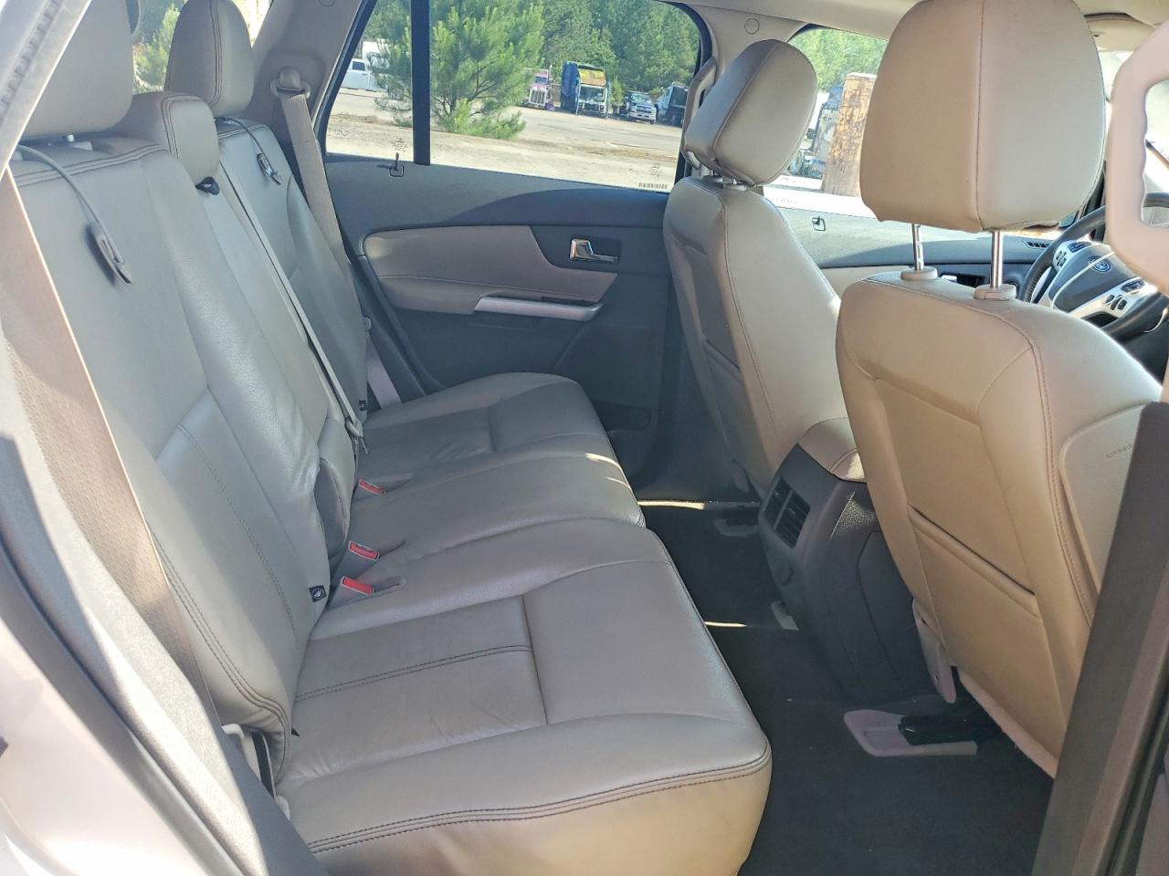 2014 Ford Edge Limited White vin: 2FMDK3K92EBA03430