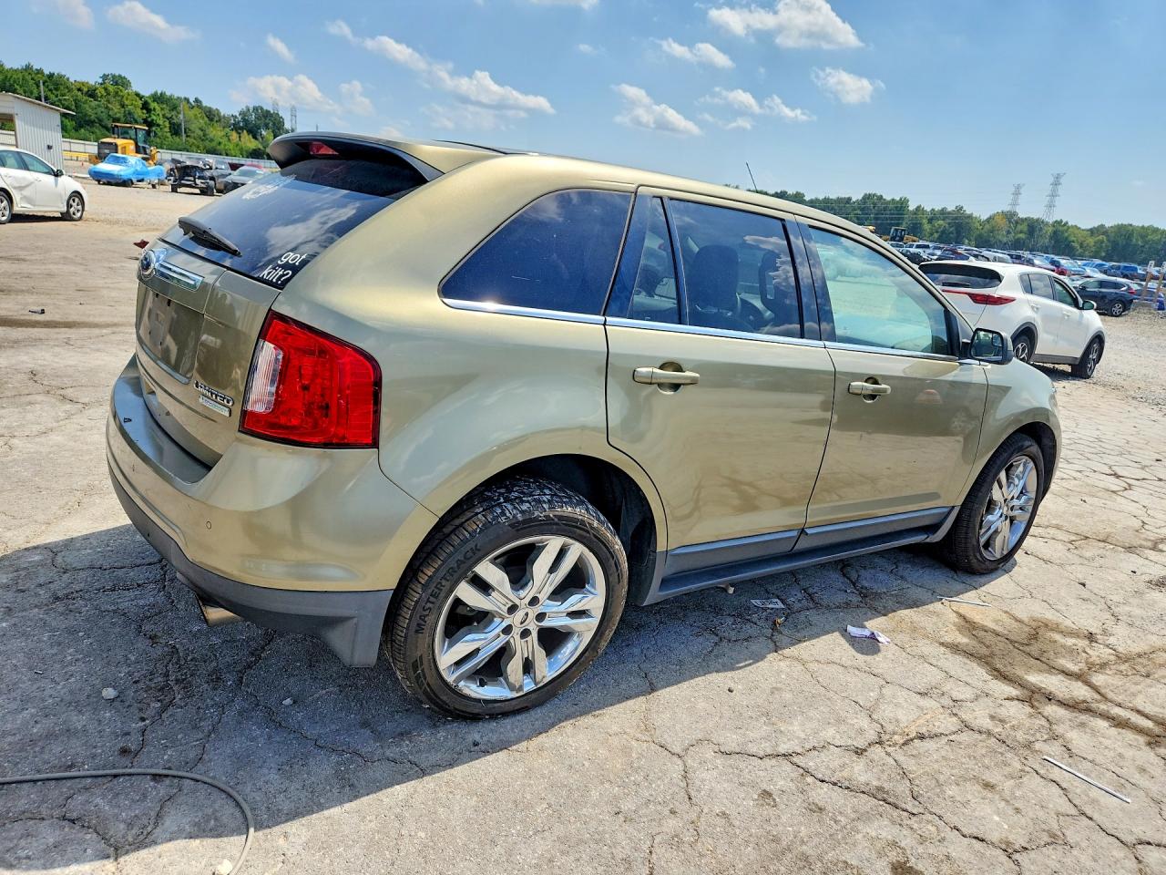 2012 Ford Edge Limited Green vin: 2FMDK3K93CBA09895