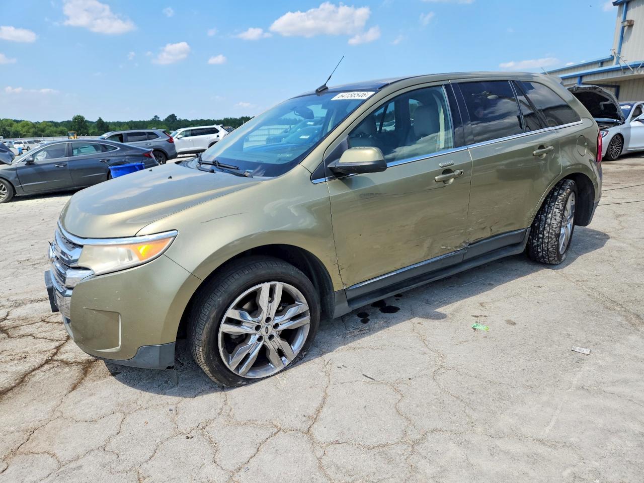2012 Ford Edge Limited Green vin: 2FMDK3K93CBA09895