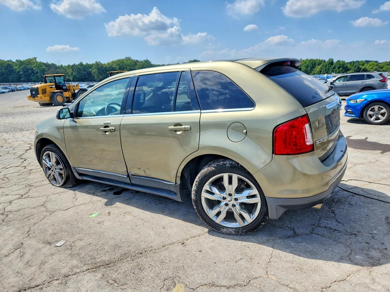 2012 Ford Edge Limited Green vin: 2FMDK3K93CBA09895