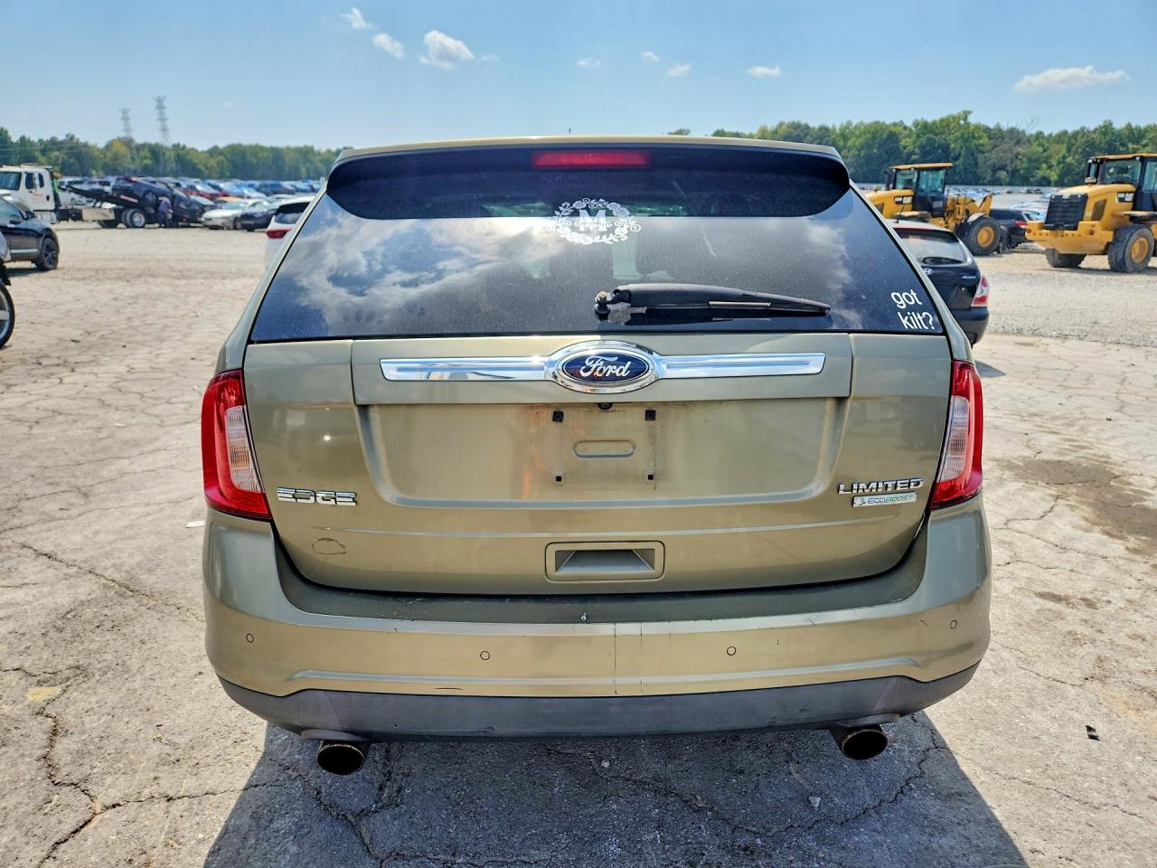 2012 Ford Edge Limited Green vin: 2FMDK3K93CBA09895