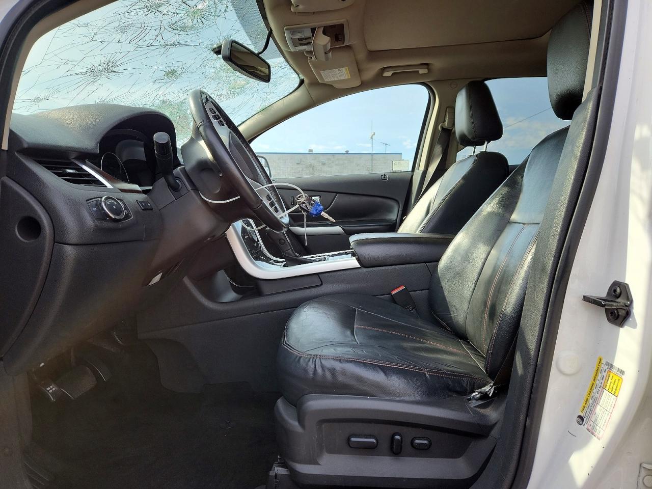 2012 Ford Edge Limited White vin: 2FMDK3K93CBA26292