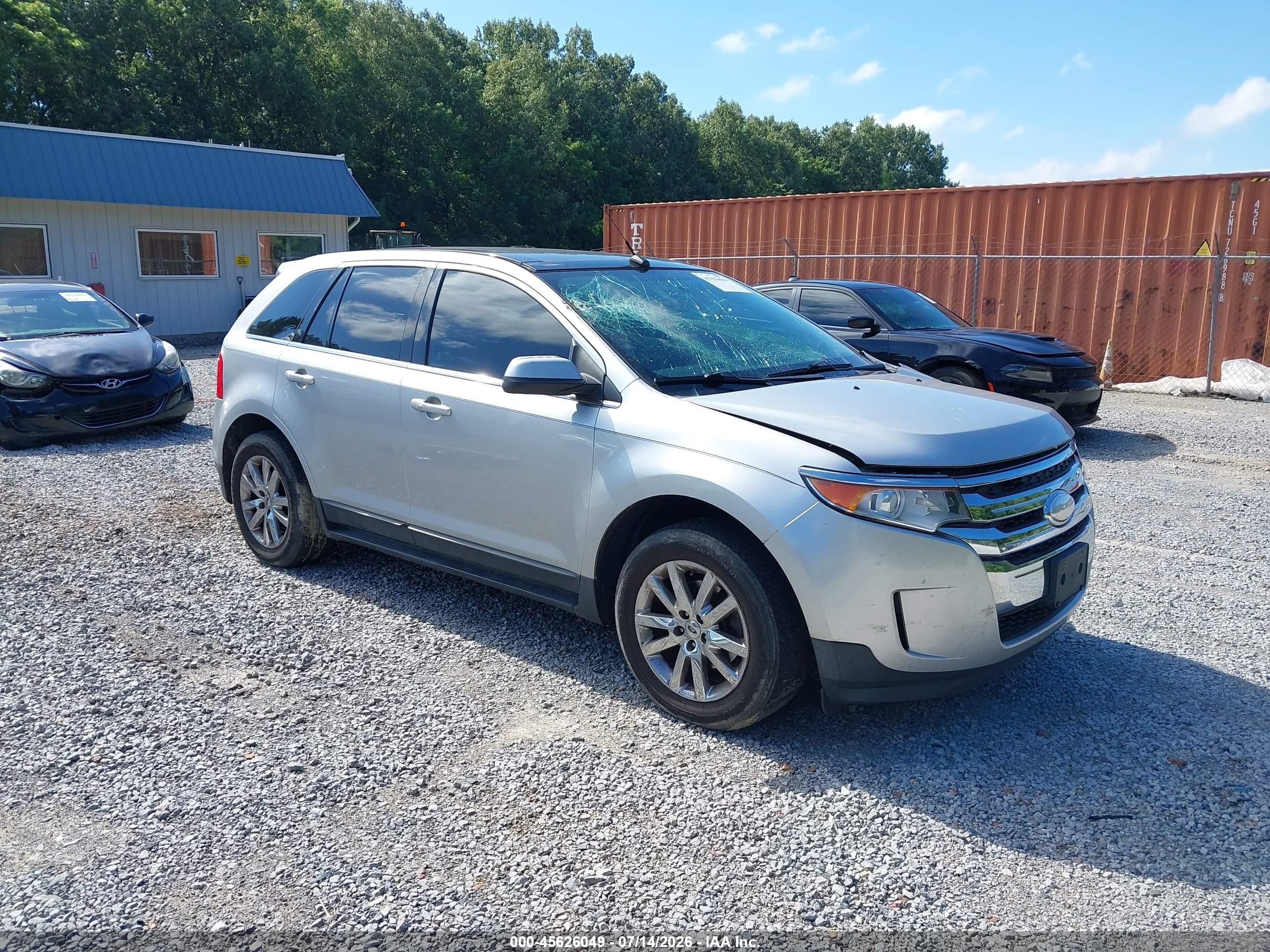 2012 Ford Edge Limited Silver vin: 2FMDK3K93CBA35851