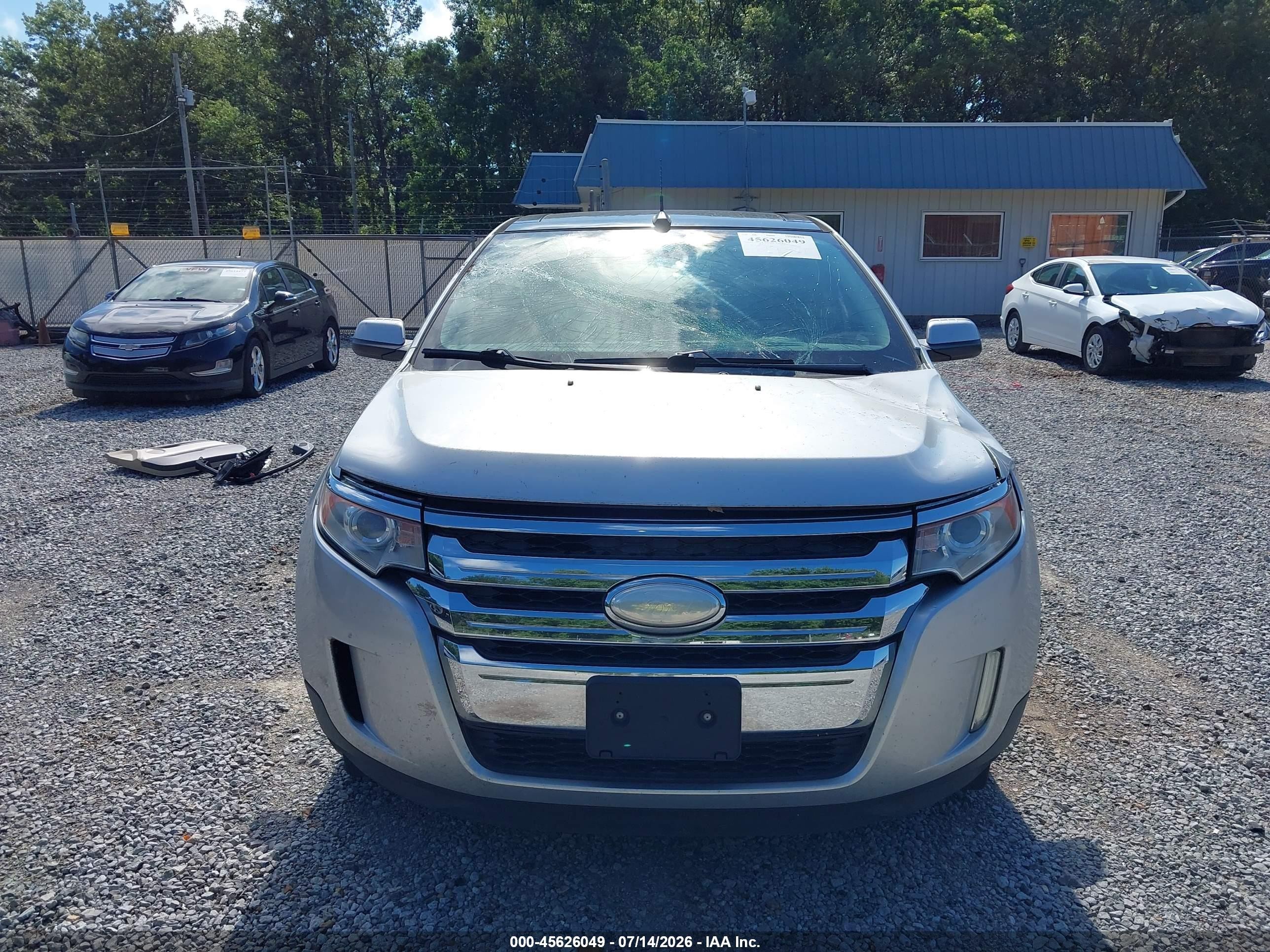 2012 Ford Edge Limited Silver vin: 2FMDK3K93CBA35851